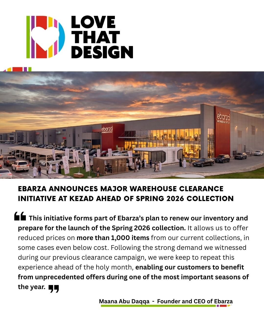 Love That Design: Ebarza Frames Design Accessibility as Part of a Seasonal Transition Ahead of Ramadan