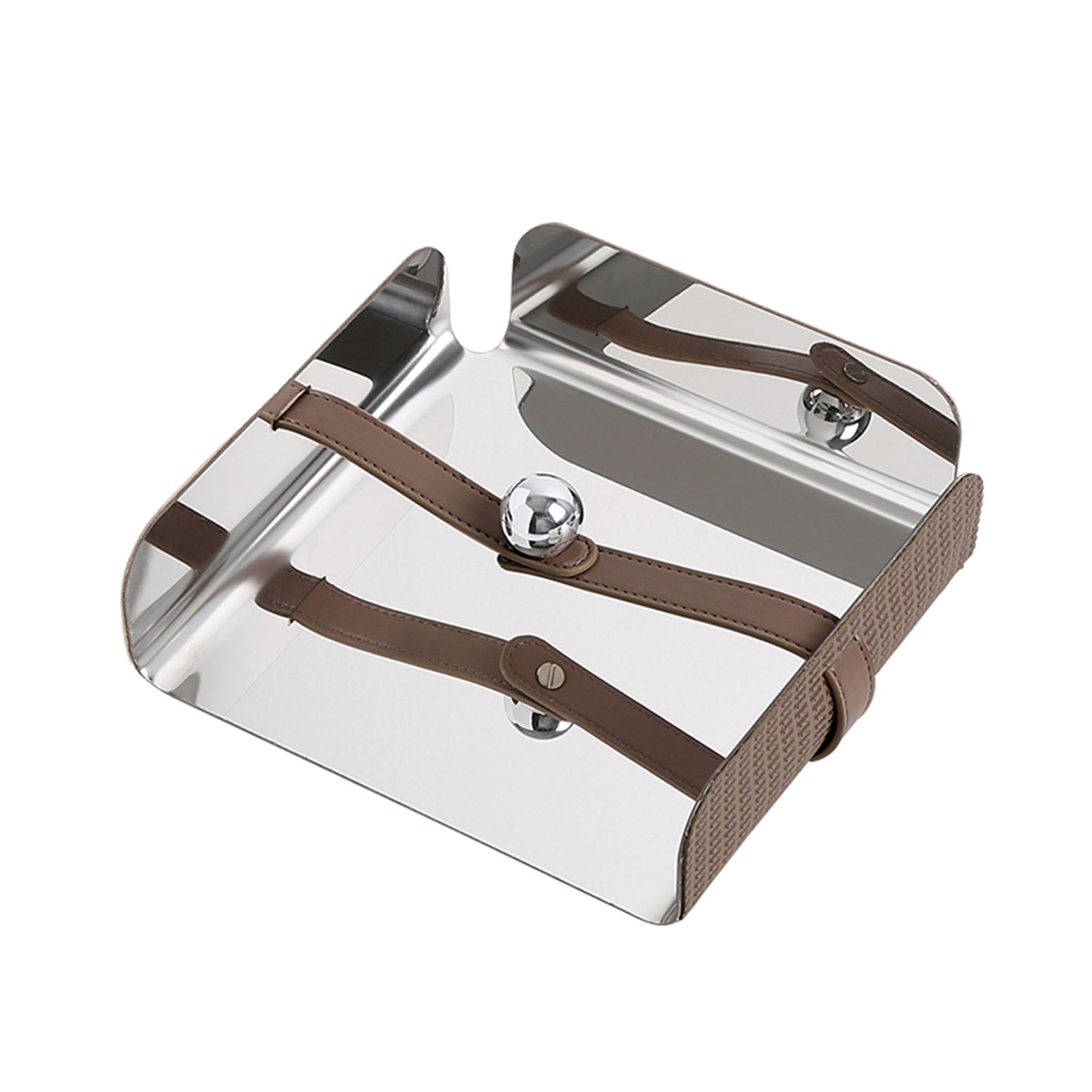 Paper Holder - Silver FC-W23003A - Home Decor Figurines - ebarza Furniture UAE | Shop Modern Furniture in Abu Dhabi & Dubai - مفروشات ايبازرا في الامارات | تسوق اثاث عصري وديكورات مميزة في دبي وابوظبي
