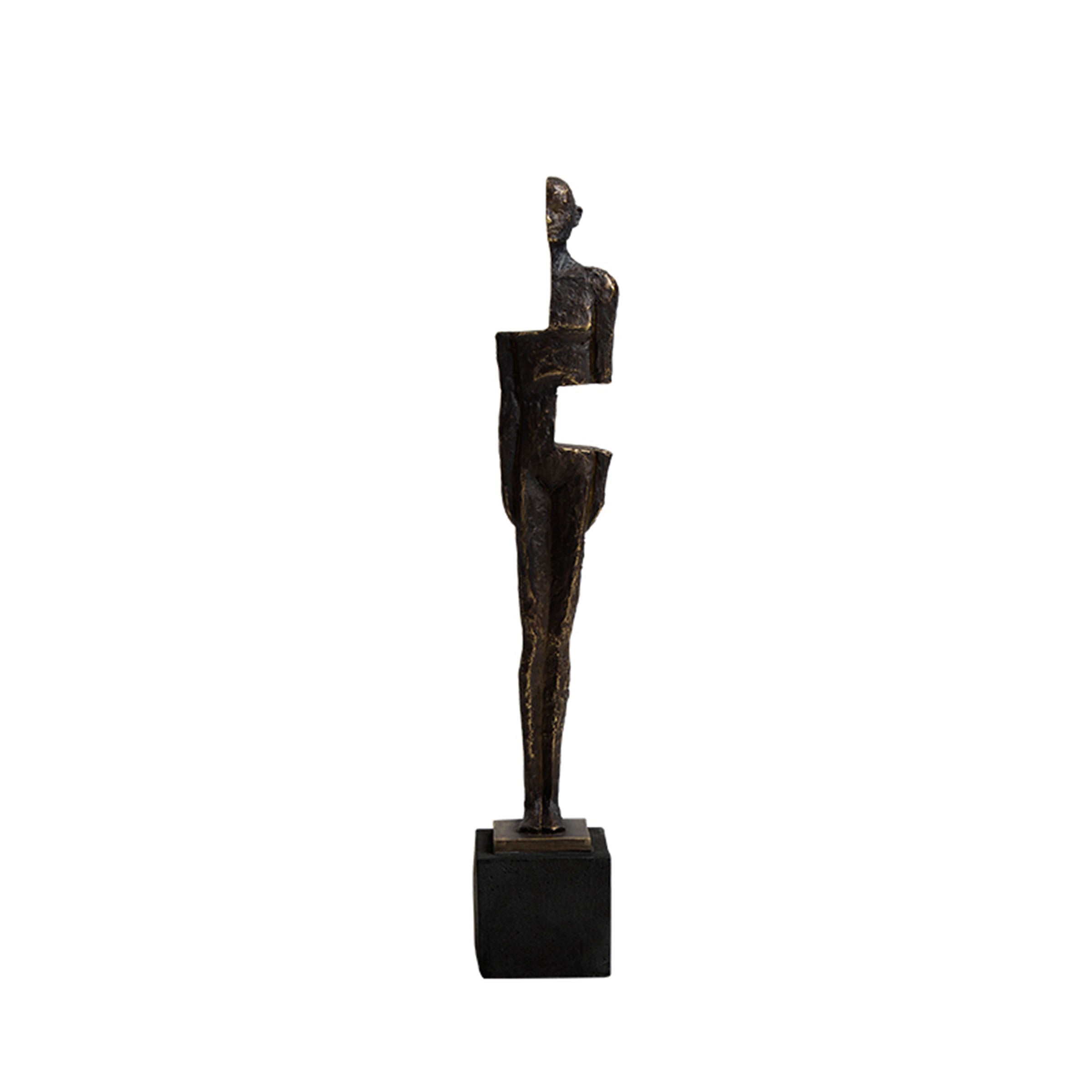 Half-Faced Sculpture FC-SZ23026 - Home Decor Figurines - ebarza Furniture UAE | Shop Modern Furniture in Abu Dhabi & Dubai - مفروشات ايبازرا في الامارات | تسوق اثاث عصري وديكورات مميزة في دبي وابوظبي