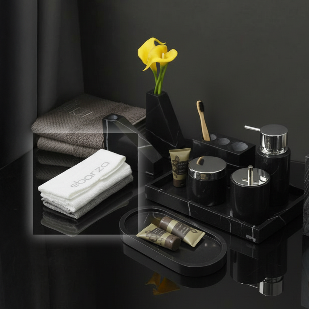 White Square Scarf 35x35cm MJ010A - Towels - ebarza Furniture UAE | Shop Modern Furniture in Abu Dhabi & Dubai - مفروشات ايبازرا في الامارات | تسوق اثاث عصري وديكورات مميزة في دبي وابوظبي