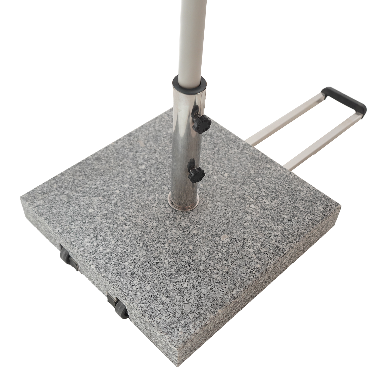 Celestial Center Pole Umbrella With Crank with Umbrella Base With Wheels DC-LUP-206 / DC-BC-230 - Outdoor Umbrellas - ebarza Furniture UAE | Shop Modern Furniture in Abu Dhabi & Dubai - مفروشات ايبازرا في الامارات | تسوق اثاث عصري وديكورات مميزة في دبي وابوظبي