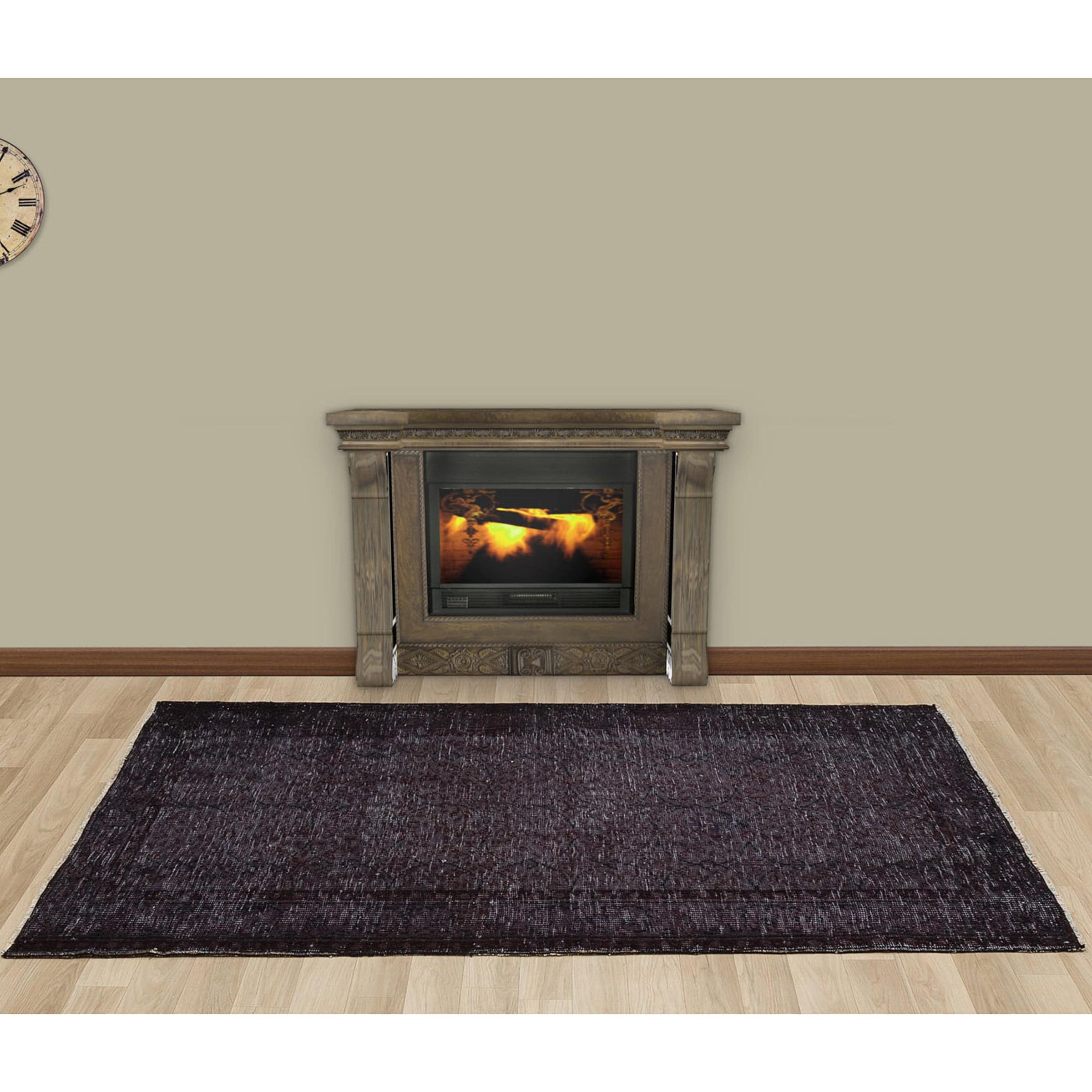 117 X 202 Anatolian Hand Knotted Carpet Vintage Style 7035 - Rugs - ebarza Furniture UAE | Shop Modern Furniture in Abu Dhabi & Dubai - مفروشات ايبازرا في الامارات | تسوق اثاث عصري وديكورات مميزة في دبي وابوظبي