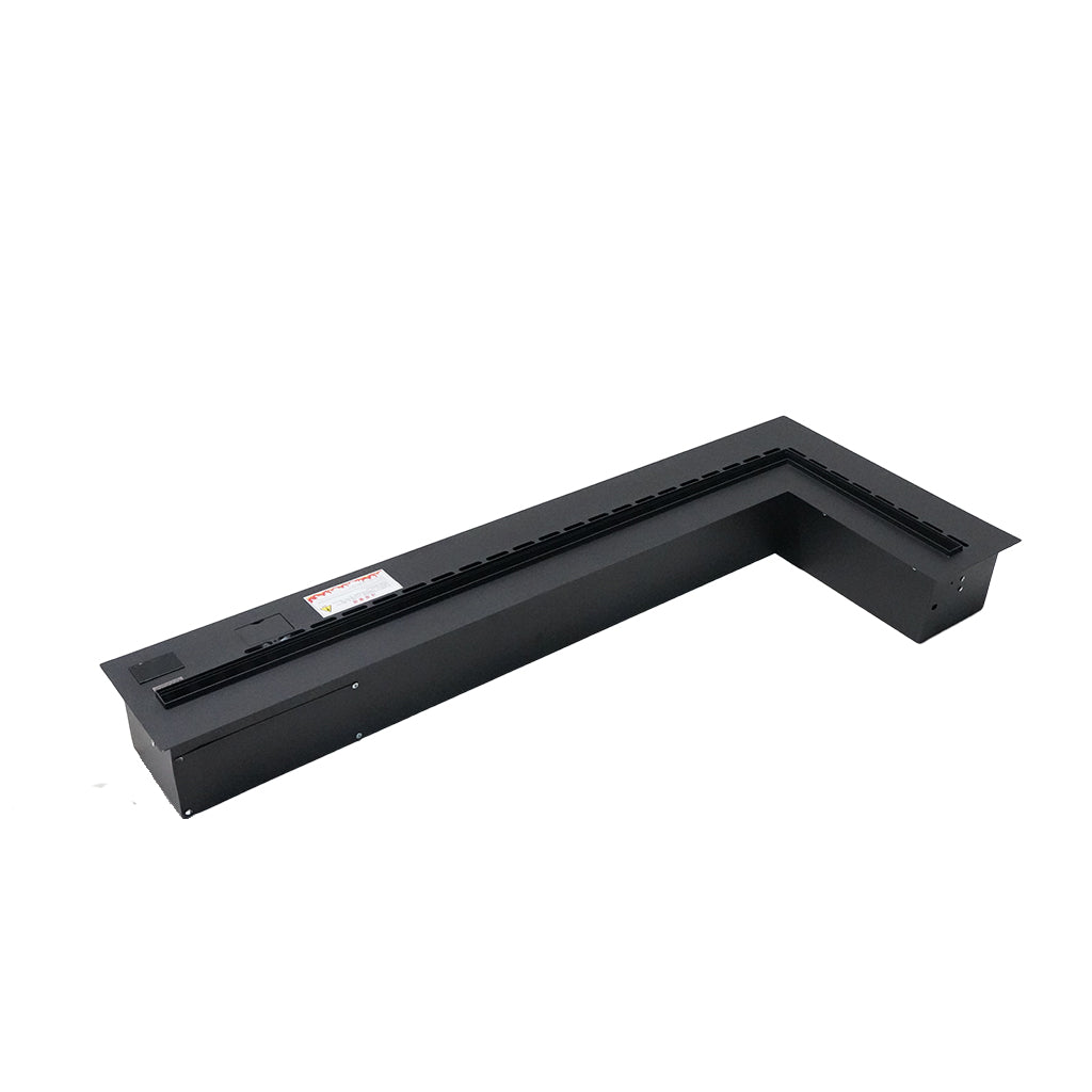 L-shaped Smart Water Vapor Electric Fireplace - Front 180 Right 60cm