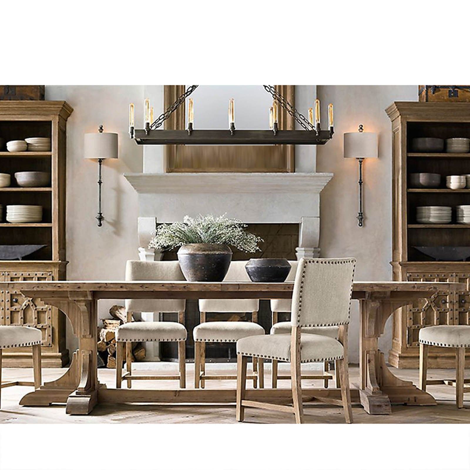 12 Heads Vintage Chandelier Cy-Dd-215 - Pendant Lamps - ebarza Furniture UAE | Shop Modern Furniture in Abu Dhabi & Dubai - مفروشات ايبازرا في الامارات | تسوق اثاث عصري وديكورات مميزة في دبي وابوظبي