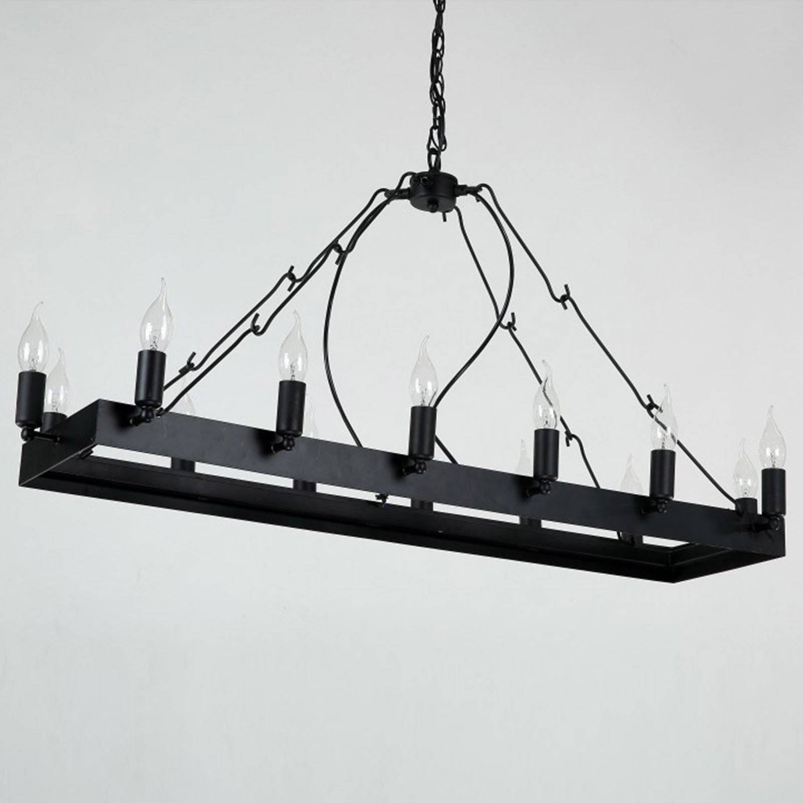 12 Heads Vintage Chandelier Cy-Dd-215 - Pendant Lamps - ebarza Furniture UAE | Shop Modern Furniture in Abu Dhabi & Dubai - مفروشات ايبازرا في الامارات | تسوق اثاث عصري وديكورات مميزة في دبي وابوظبي