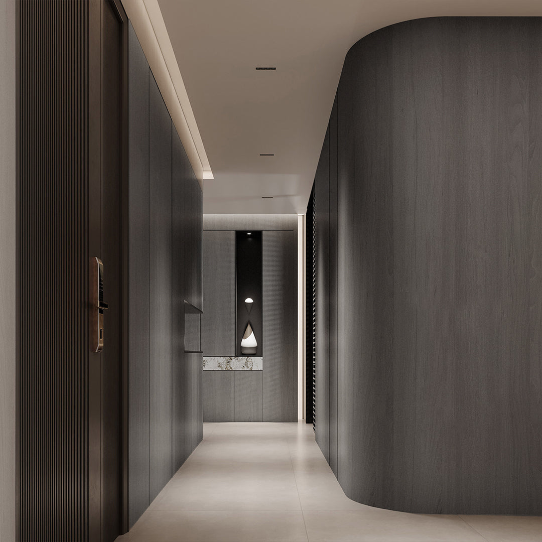 122*320cm WPC DECORATION PANEL BB STICHING COLOUR:H185H -MGO-WD Manhattan Gray Oak H