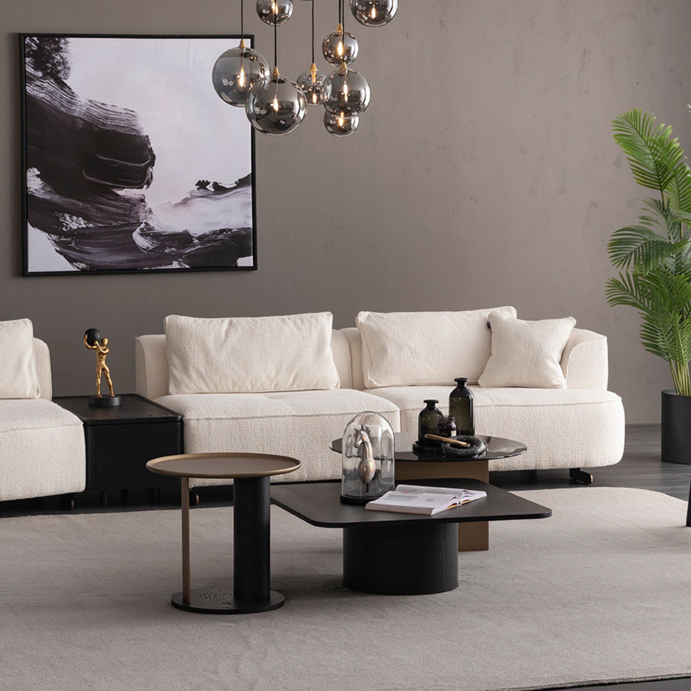 Grande Side Table ORXGRND-ST55 - Side Tables - ebarza Furniture UAE | Shop Modern Furniture in Abu Dhabi & Dubai - مفروشات ايبازرا في الامارات | تسوق اثاث عصري وديكورات مميزة في دبي وابوظبي