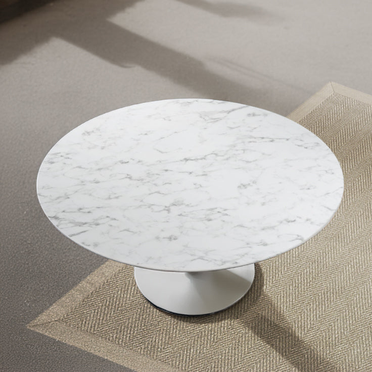 Natural Marble Round Dining Table Top 120cm Bp8077-T120 - Table Tops - ebarza Furniture UAE | Shop Modern Furniture in Abu Dhabi & Dubai - مفروشات ايبازرا في الامارات | تسوق اثاث عصري وديكورات مميزة في دبي وابوظبي