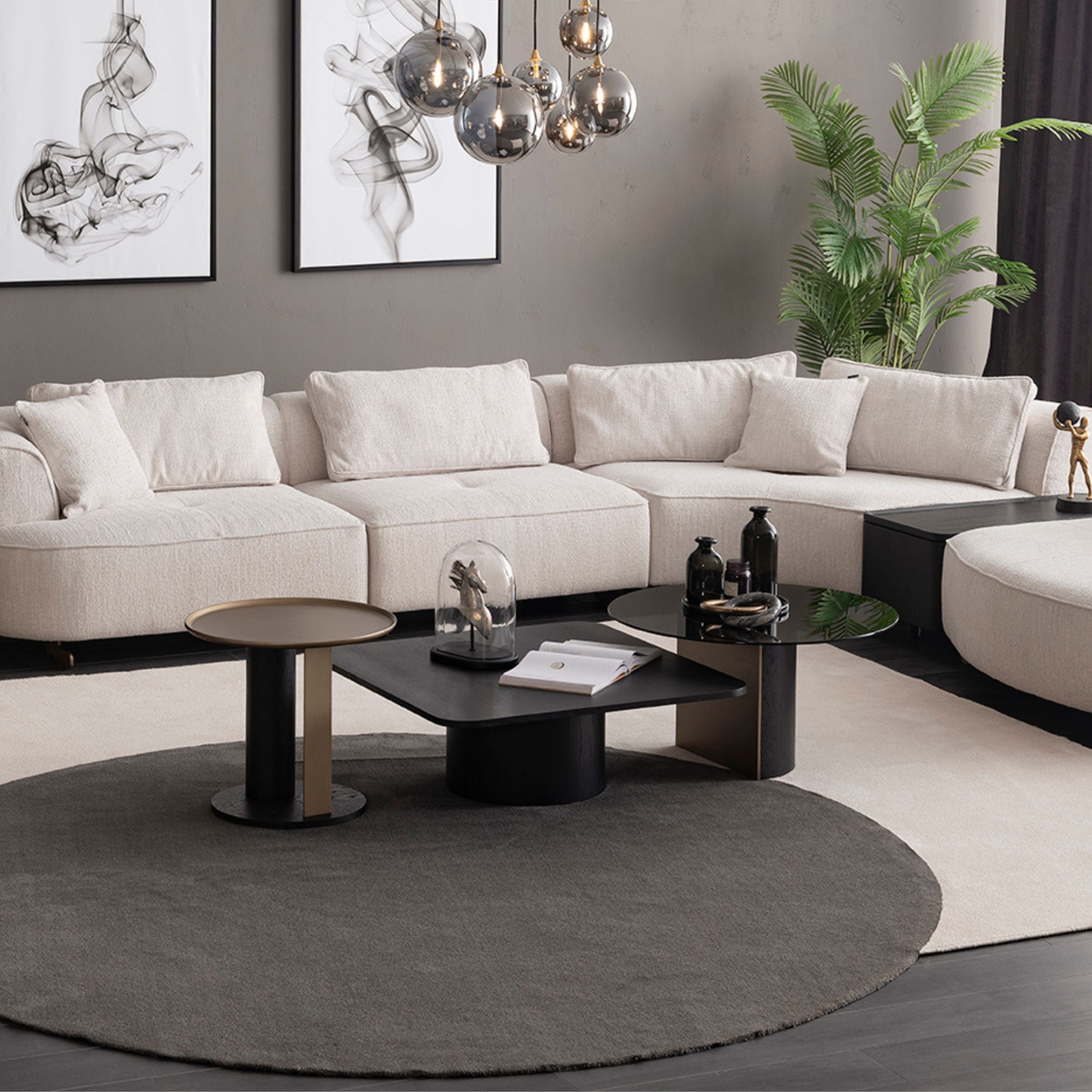 Grande Side Table ORXGRND-ST55 - Side Tables - ebarza Furniture UAE | Shop Modern Furniture in Abu Dhabi & Dubai - مفروشات ايبازرا في الامارات | تسوق اثاث عصري وديكورات مميزة في دبي وابوظبي