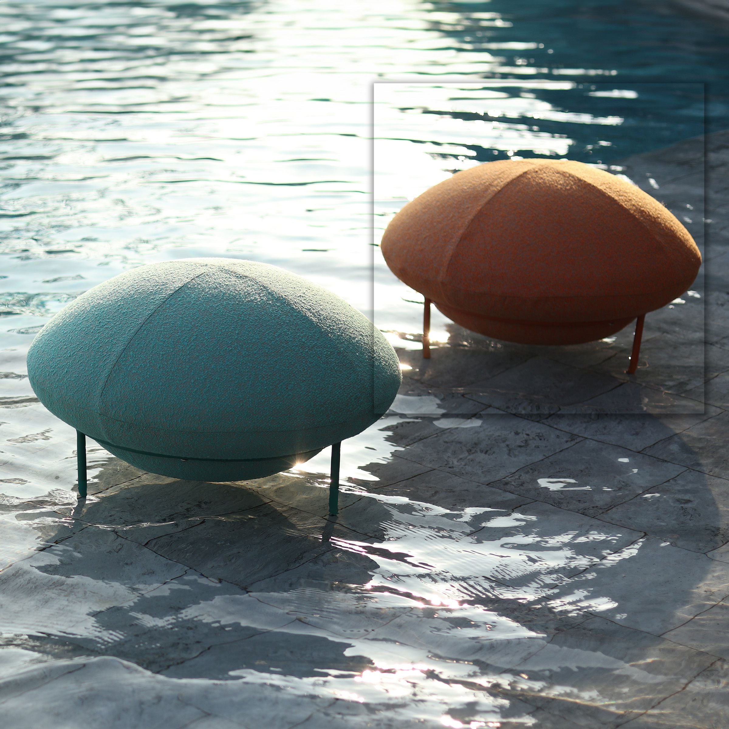 UFO Outdoor Big Stool Orange-UFO-P - Outdoor Chairs - ebarza Furniture UAE | Shop Modern Furniture in Abu Dhabi & Dubai - مفروشات ايبازرا في الامارات | تسوق اثاث عصري وديكورات مميزة في دبي وابوظبي