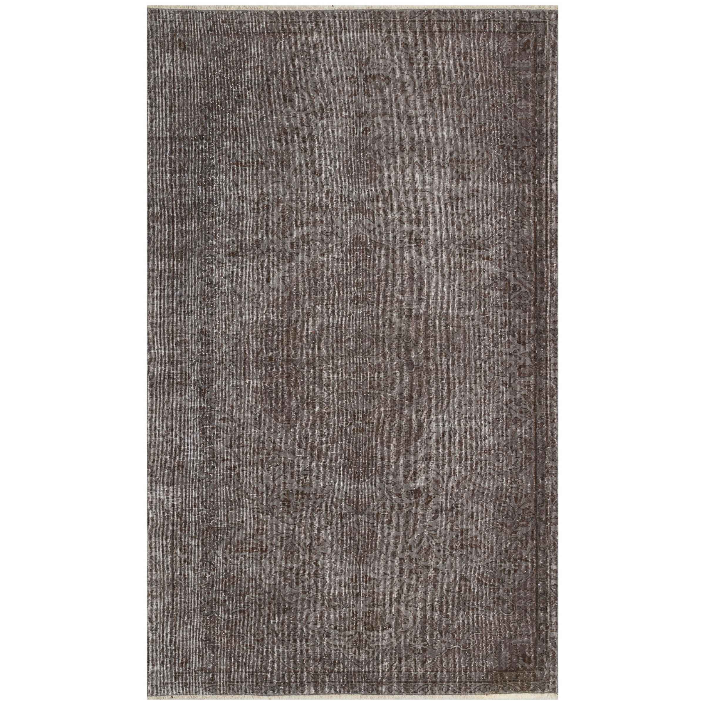 151 X 246 Cm Anatolian Hand Knotted Carpet Vintage Style 8280 - Rugs - ebarza Furniture UAE | Shop Modern Furniture in Abu Dhabi & Dubai - مفروشات ايبازرا في الامارات | تسوق اثاث عصري وديكورات مميزة في دبي وابوظبي