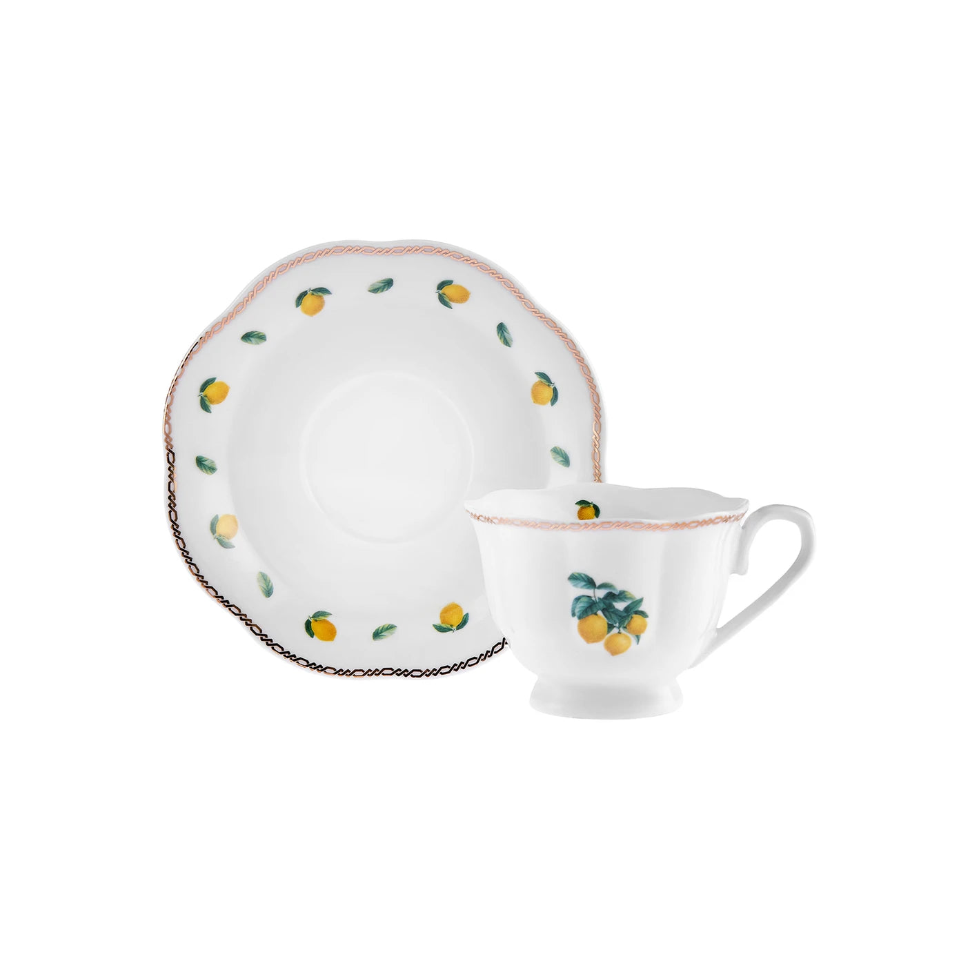 Karaca Nostalgia 6 Person Coffee Cup Set 80 ml 153.03.06.7603 - Coffee Sets - ebarza Furniture UAE | Shop Modern Furniture in Abu Dhabi & Dubai - مفروشات ايبازرا في الامارات | تسوق اثاث عصري وديكورات مميزة في دبي وابوظبي