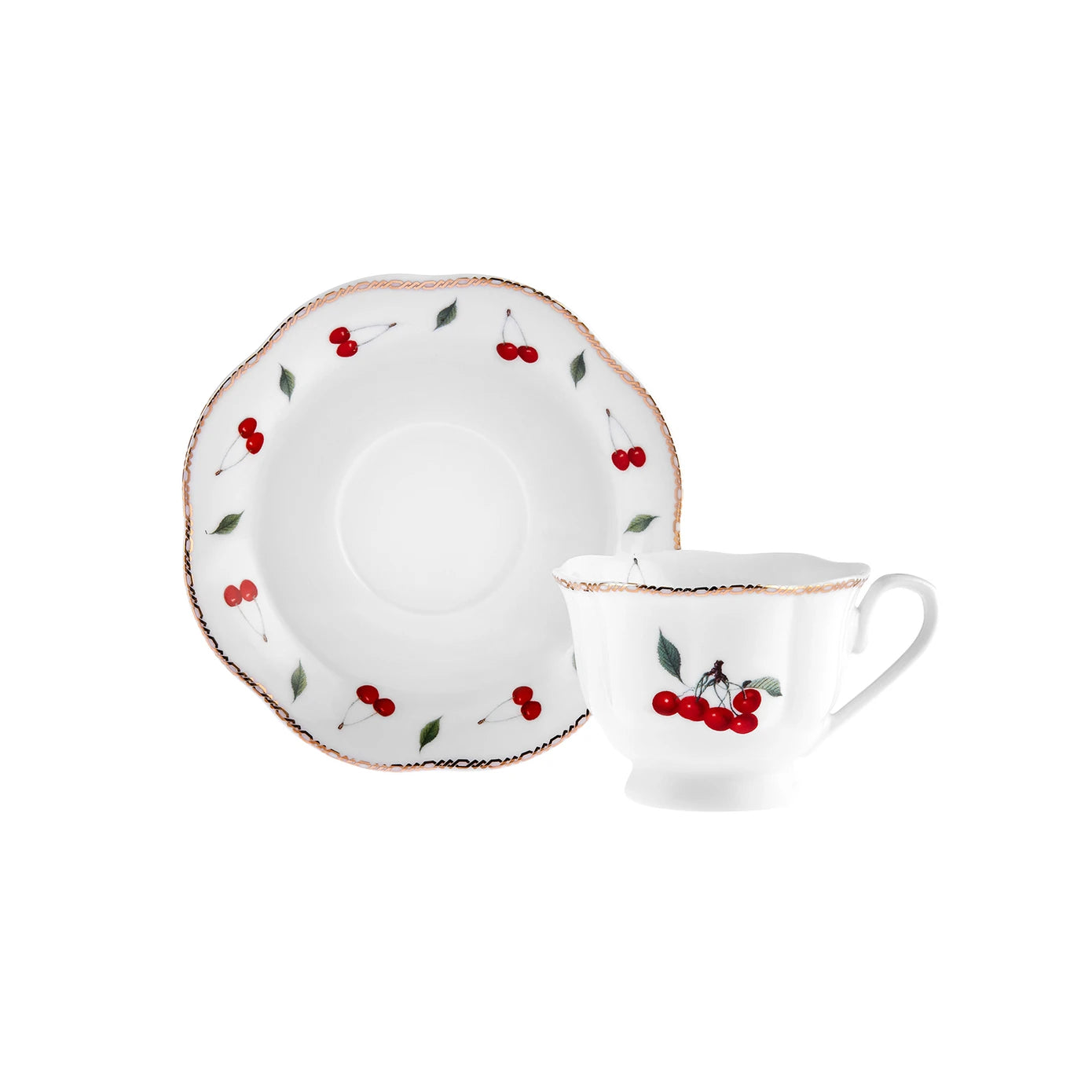 Karaca Nostalgia 6 Person Coffee Cup Set 80 ml 153.03.06.7603 - Coffee Sets - ebarza Furniture UAE | Shop Modern Furniture in Abu Dhabi & Dubai - مفروشات ايبازرا في الامارات | تسوق اثاث عصري وديكورات مميزة في دبي وابوظبي