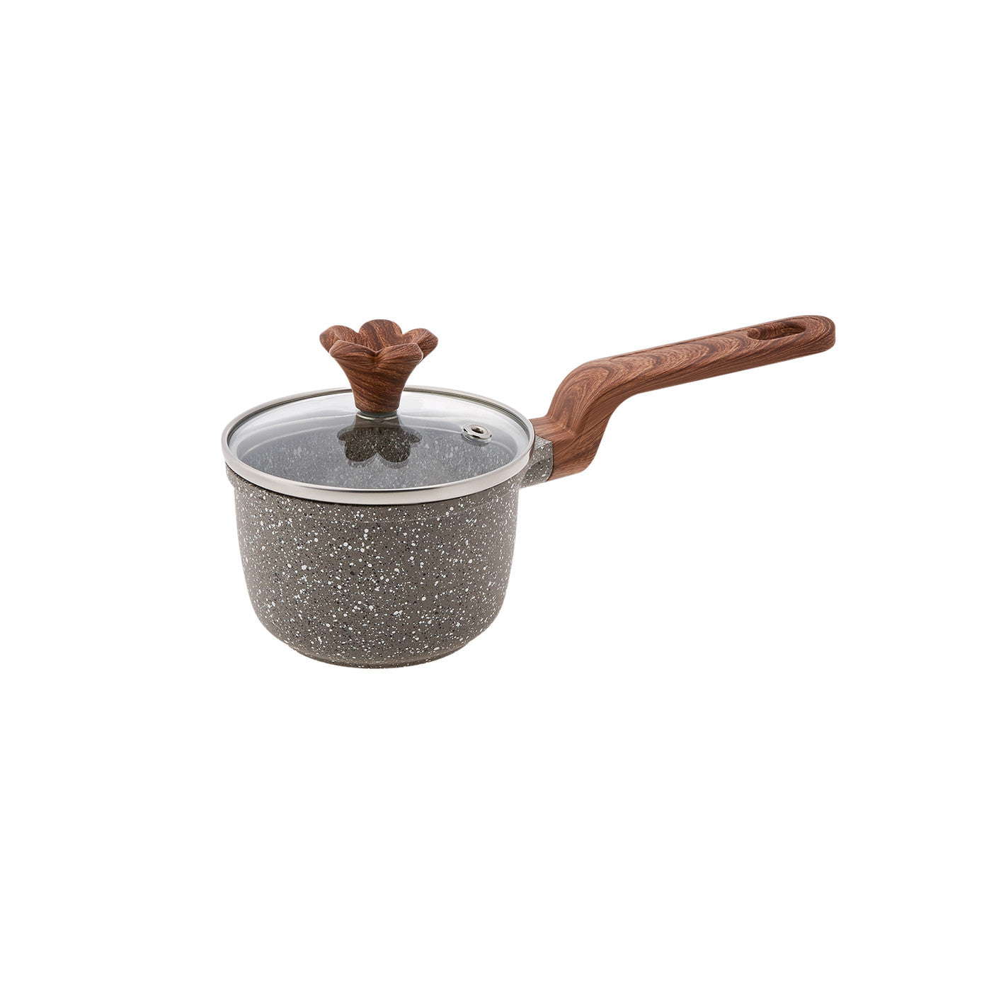 Karaca Dark Silver Biogranite Mini Saucepan 10 cm 153.03.08.0086 - Cookware Sets - ebarza Furniture UAE | Shop Modern Furniture in Abu Dhabi & Dubai - مفروشات ايبازرا في الامارات | تسوق اثاث عصري وديكورات مميزة في دبي وابوظبي