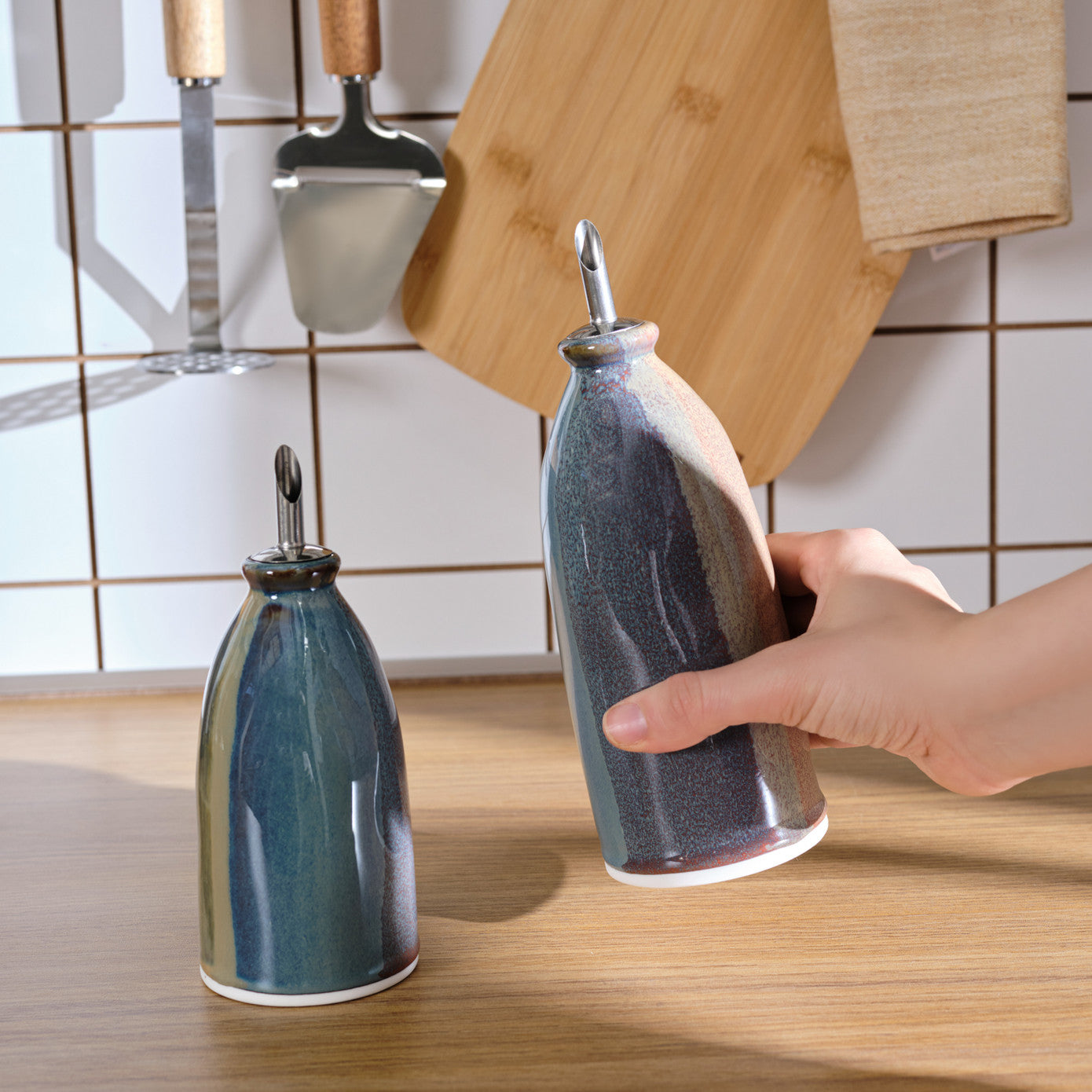 Karaca Dory 2-Piece Oil Bowl 153.03.08.5024 - Spice Sets - ebarza Furniture UAE | Shop Modern Furniture in Abu Dhabi & Dubai - مفروشات ايبازرا في الامارات | تسوق اثاث عصري وديكورات مميزة في دبي وابوظبي