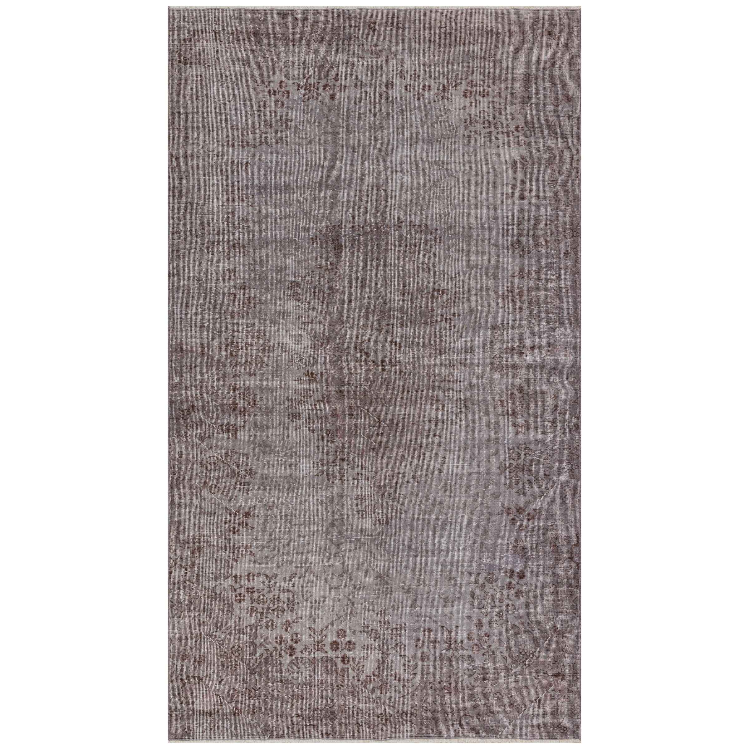155 X 281 Cm Anatolian Hand Knotted Carpet Vintage Style 7117 - Rugs - ebarza Furniture UAE | Shop Modern Furniture in Abu Dhabi & Dubai - مفروشات ايبازرا في الامارات | تسوق اثاث عصري وديكورات مميزة في دبي وابوظبي