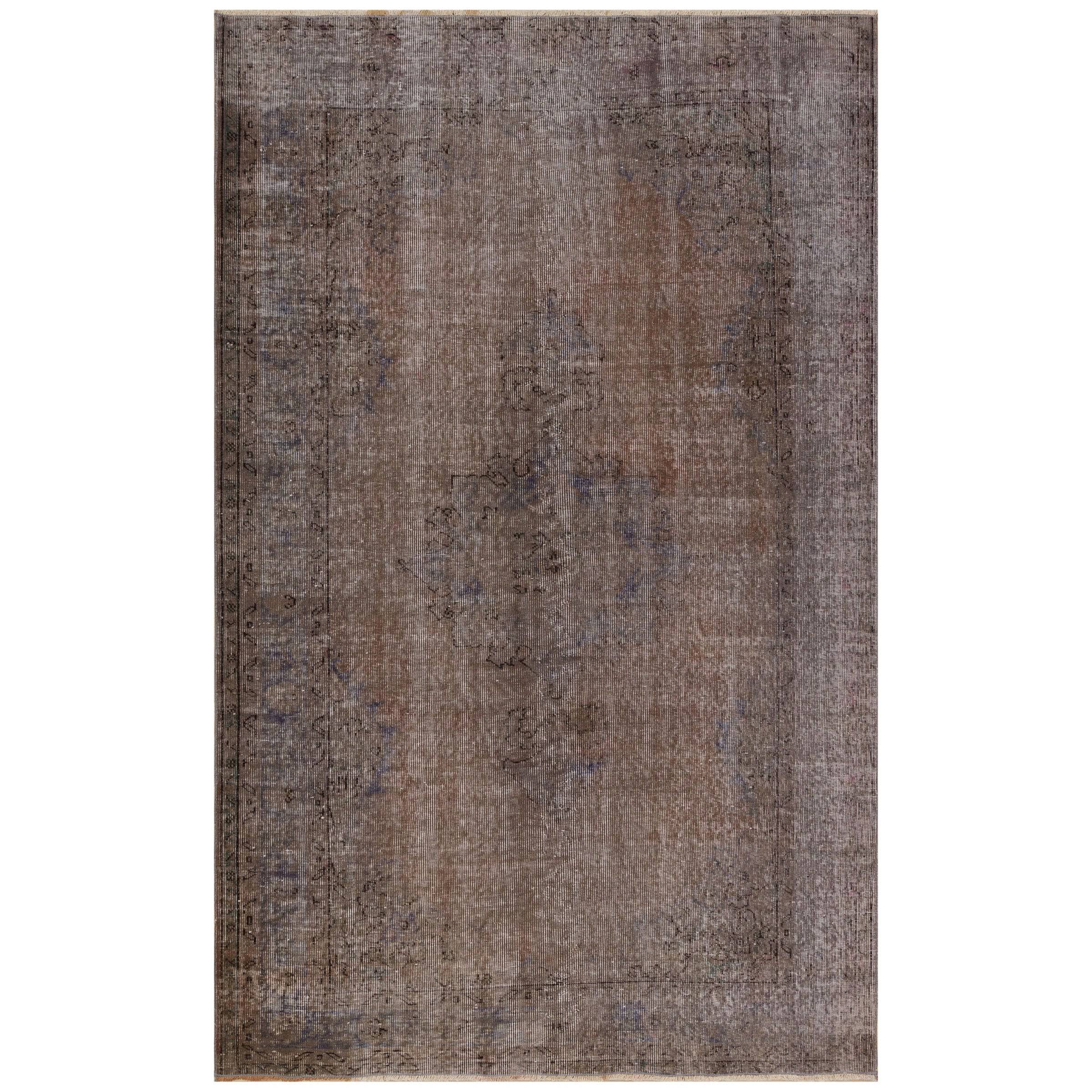 161 X 257 Anatolian Hand Knotted Carpet Vintage Style 7267 - Rugs - ebarza Furniture UAE | Shop Modern Furniture in Abu Dhabi & Dubai - مفروشات ايبازرا في الامارات | تسوق اثاث عصري وديكورات مميزة في دبي وابوظبي