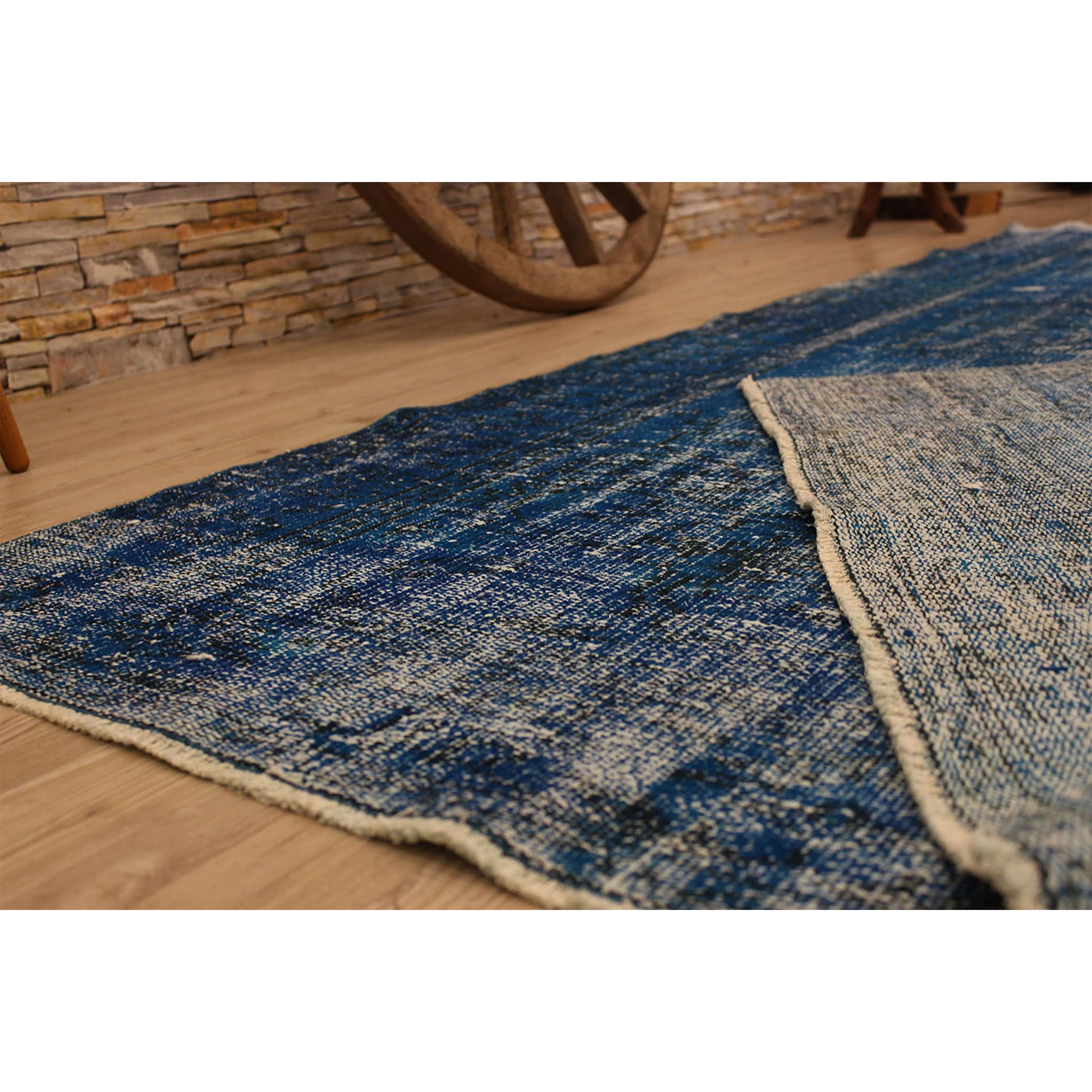170 X 255 Anatolian Hand Knotted Carpet Vintage Style 60N2339 - Rugs - ebarza Furniture UAE | Shop Modern Furniture in Abu Dhabi & Dubai - مفروشات ايبازرا في الامارات | تسوق اثاث عصري وديكورات مميزة في دبي وابوظبي
