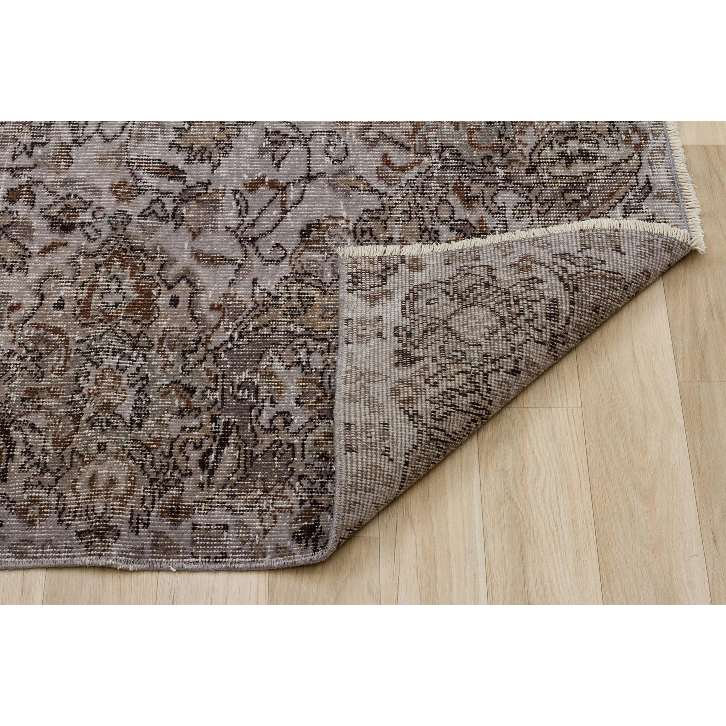 170 X 262 Anatolian Hand Knotted Carpet Vintage Style 7178 - Rugs - ebarza Furniture UAE | Shop Modern Furniture in Abu Dhabi & Dubai - مفروشات ايبازرا في الامارات | تسوق اثاث عصري وديكورات مميزة في دبي وابوظبي