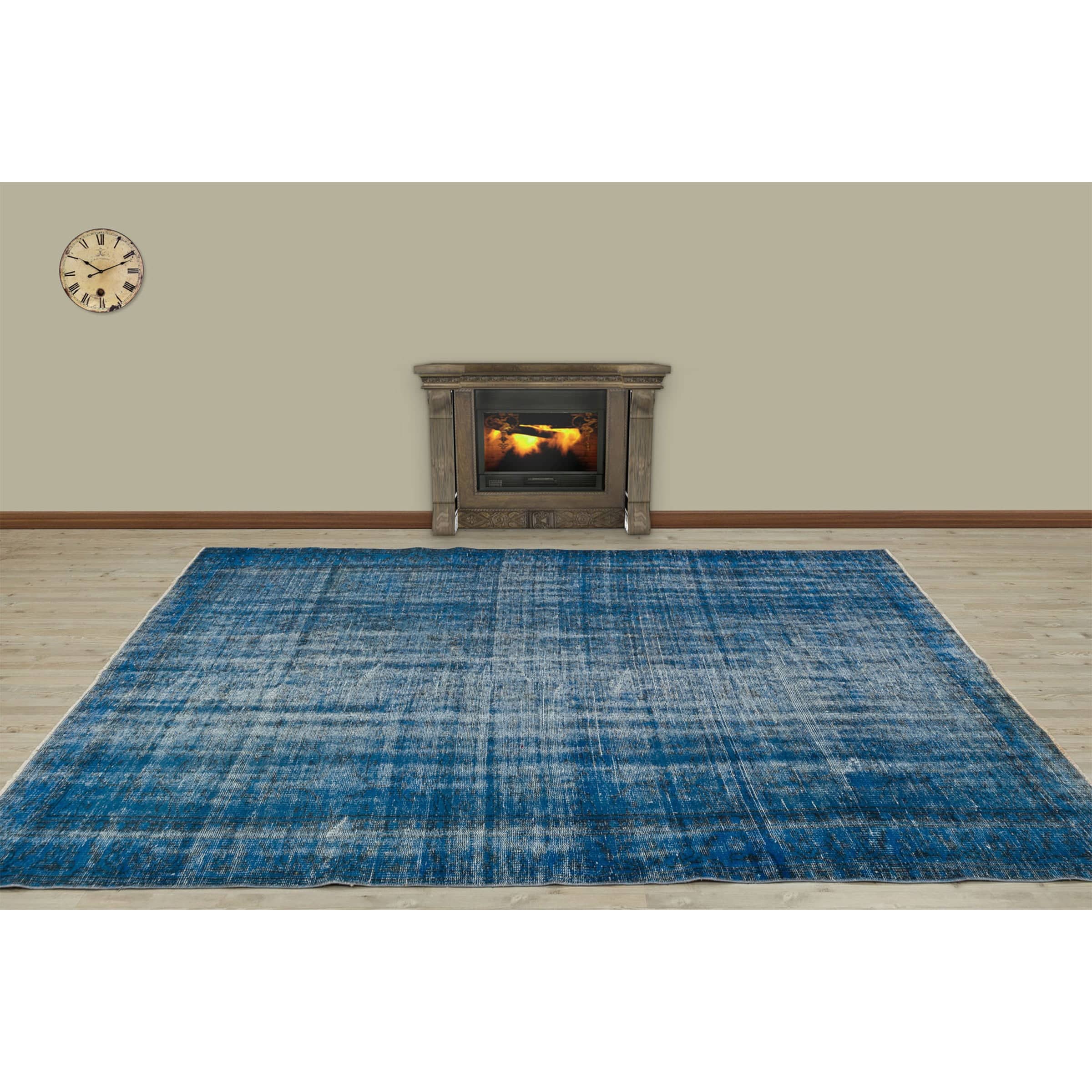 174 X 277 Anatolian Hand Knotted Carpet Vintage Style 2997 - Rugs - ebarza Furniture UAE | Shop Modern Furniture in Abu Dhabi & Dubai - مفروشات ايبازرا في الامارات | تسوق اثاث عصري وديكورات مميزة في دبي وابوظبي