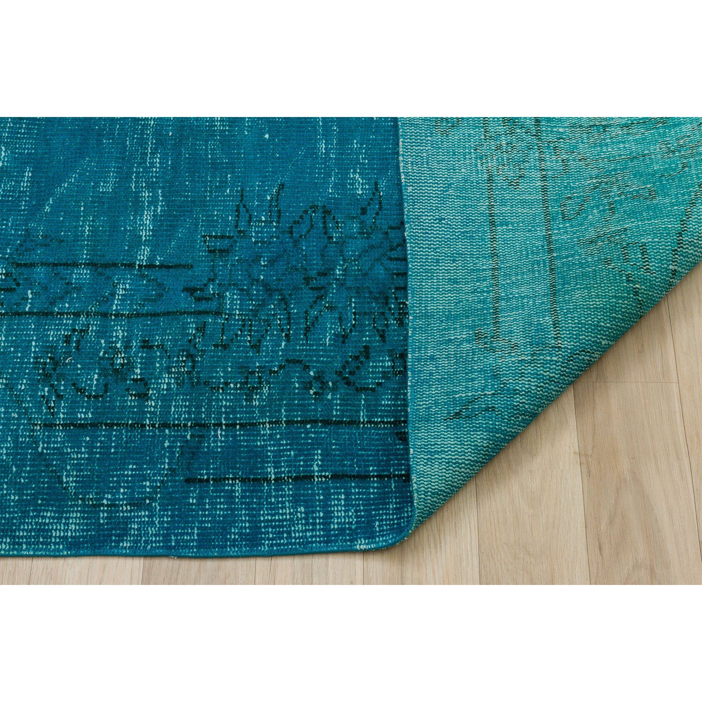 188 X 282 Anatolian Hand Knotted Carpet Vintage Style 7423 - Rugs - ebarza Furniture UAE | Shop Modern Furniture in Abu Dhabi & Dubai - مفروشات ايبازرا في الامارات | تسوق اثاث عصري وديكورات مميزة في دبي وابوظبي