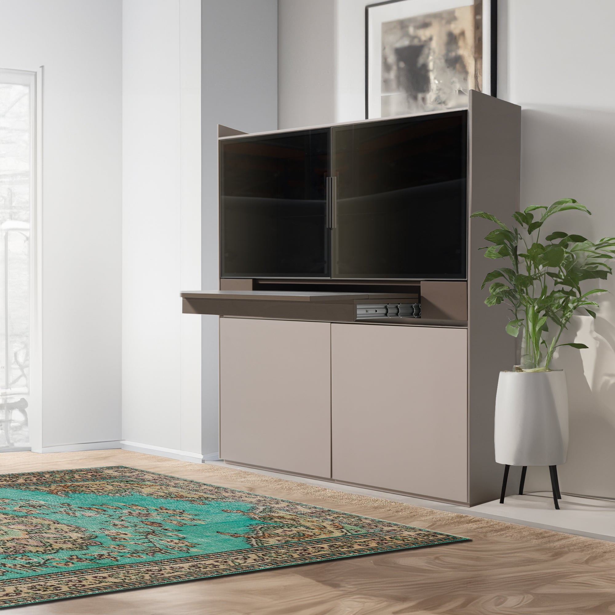 Salvia Cabinet SC-012 - Cabinets - ebarza Furniture UAE | Shop Modern Furniture in Abu Dhabi & Dubai - مفروشات ايبازرا في الامارات | تسوق اثاث عصري وديكورات مميزة في دبي وابوظبي