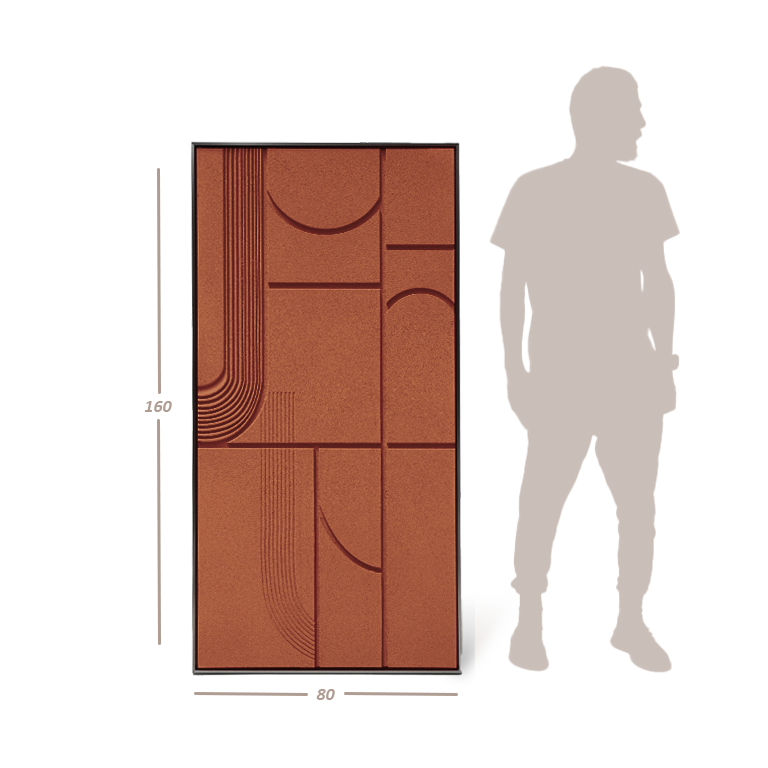 WOOD CARVING-Clay Color Painting SOAWCP025-CLY - Paintings - ebarza Furniture UAE | Shop Modern Furniture in Abu Dhabi & Dubai - مفروشات ايبازرا في الامارات | تسوق اثاث عصري وديكورات مميزة في دبي وابوظبي