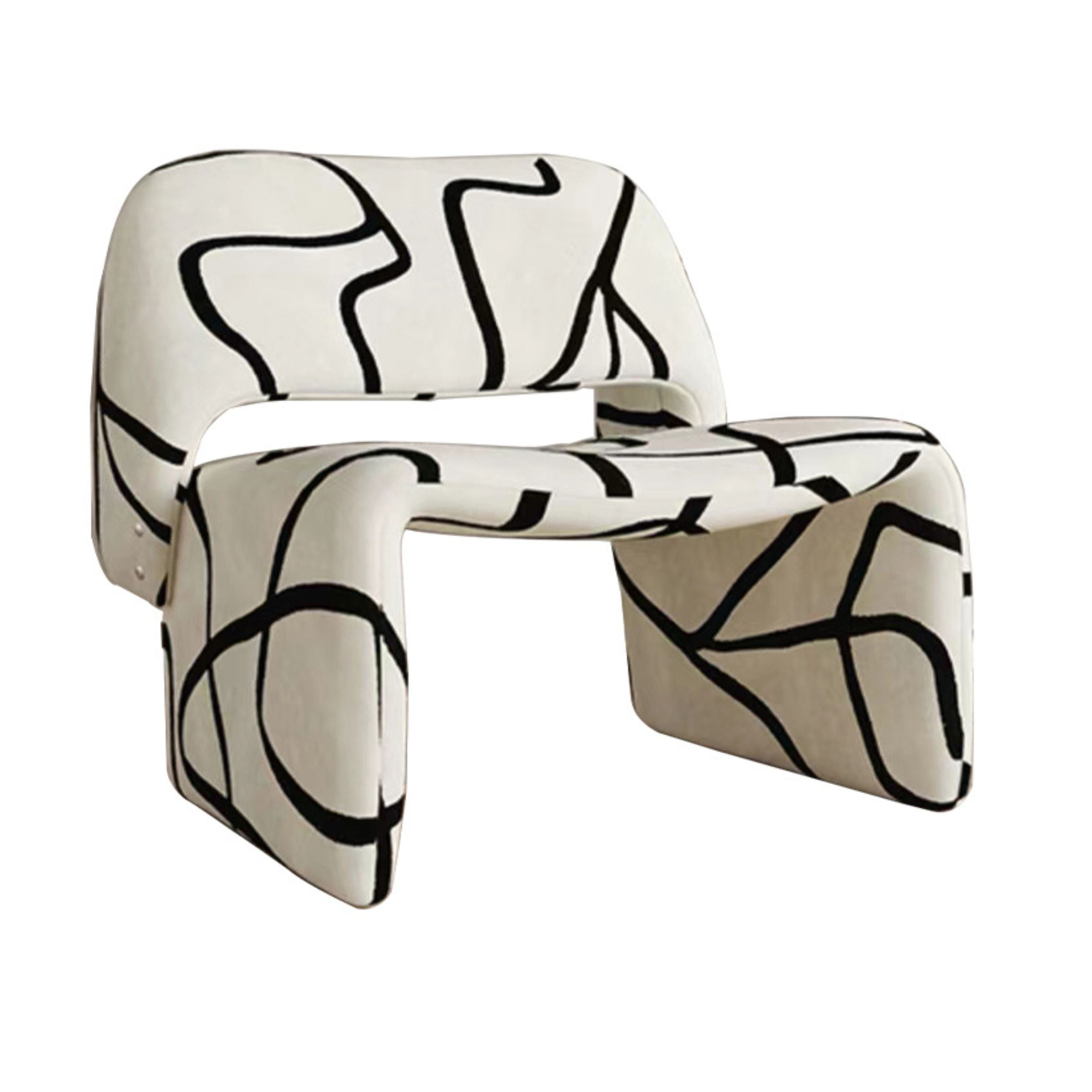 Cruella Lounge Chair MLL-A71 - Lounge Chairs - ebarza Furniture UAE | Shop Modern Furniture in Abu Dhabi & Dubai - مفروشات ايبازرا في الامارات | تسوق اثاث عصري وديكورات مميزة في دبي وابوظبي