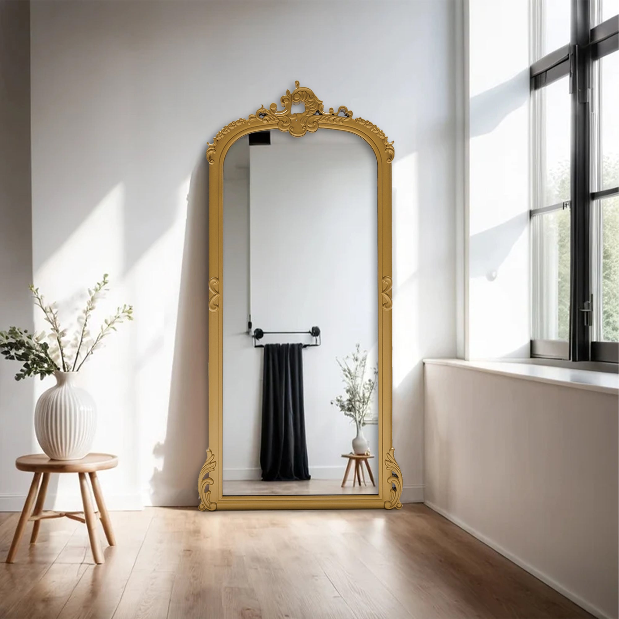 Decorative Mirror OA-80114 - Mirrors - ebarza Furniture UAE | Shop Modern Furniture in Abu Dhabi & Dubai - مفروشات ايبازرا في الامارات | تسوق اثاث عصري وديكورات مميزة في دبي وابوظبي