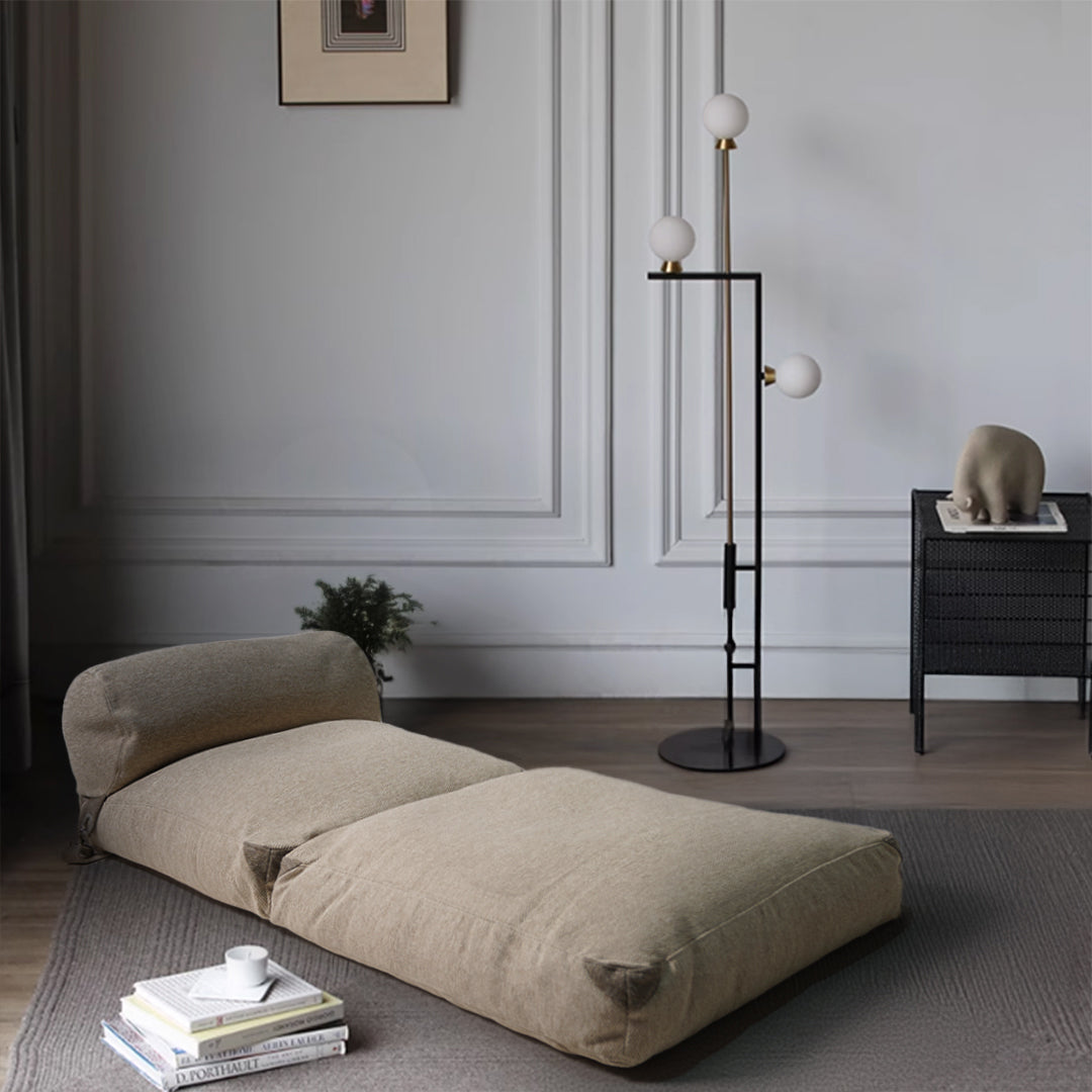 La-Concha Brown/Beige Sunproof 100% Olefin Bean Bag - 311-BB - Bean Bag - ebarza Furniture UAE | Shop Modern Furniture in Abu Dhabi & Dubai - مفروشات ايبازرا في الامارات | تسوق اثاث عصري وديكورات مميزة في دبي وابوظبي