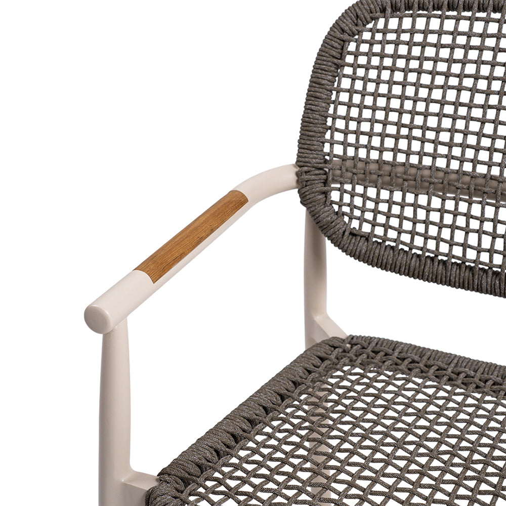 2004 DINING ARMCHAIR W/ROPE- AC2004B04ROP - Chairs - ebarza Furniture UAE | Shop Modern Furniture in Abu Dhabi & Dubai - مفروشات ايبازرا في الامارات | تسوق اثاث عصري وديكورات مميزة في دبي وابوظبي