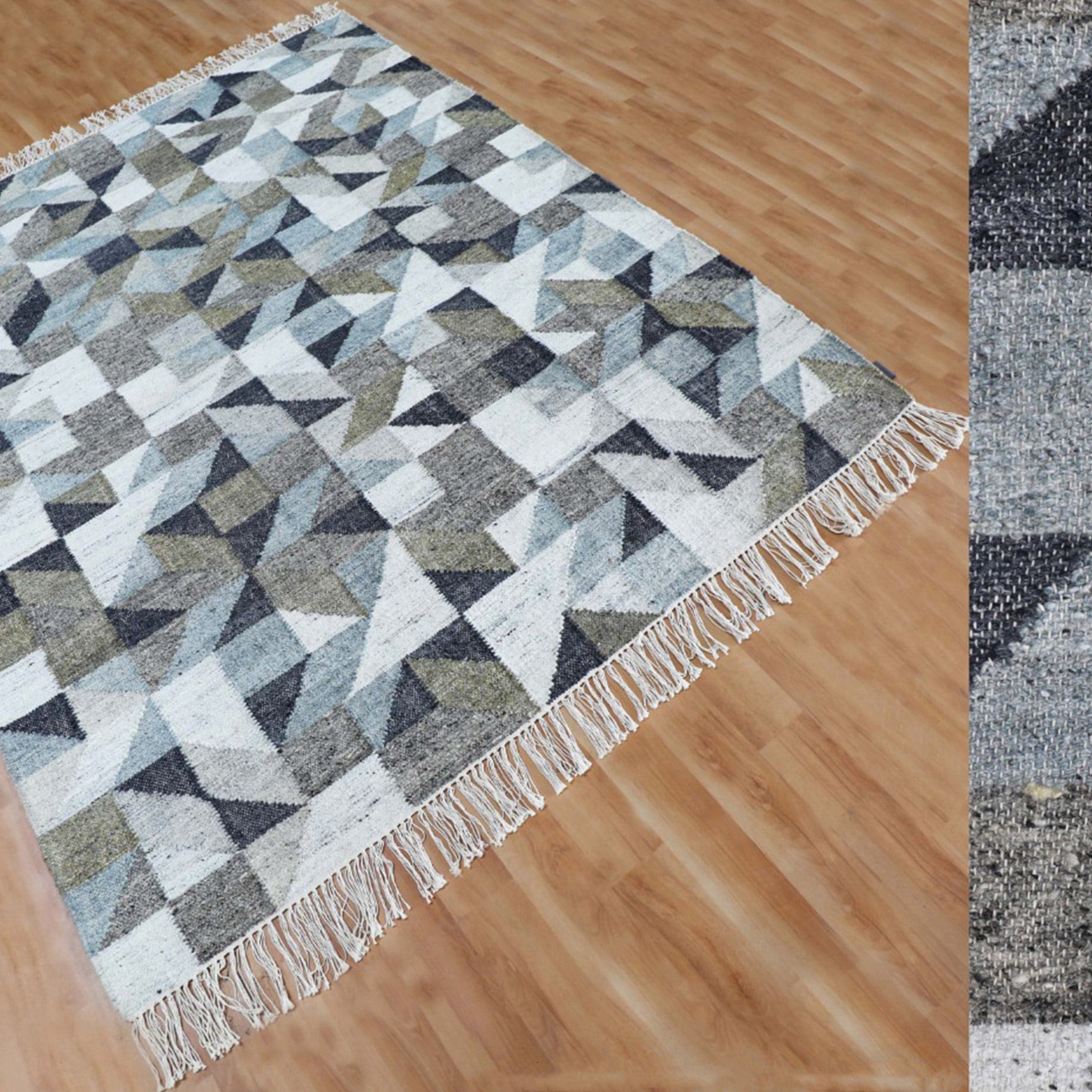 200X300 Cm Bolton Handmade Wool Rug Bolton Blt-83-Xl - Rugs - ebarza Furniture UAE | Shop Modern Furniture in Abu Dhabi & Dubai - مفروشات ايبازرا في الامارات | تسوق اثاث عصري وديكورات مميزة في دبي وابوظبي