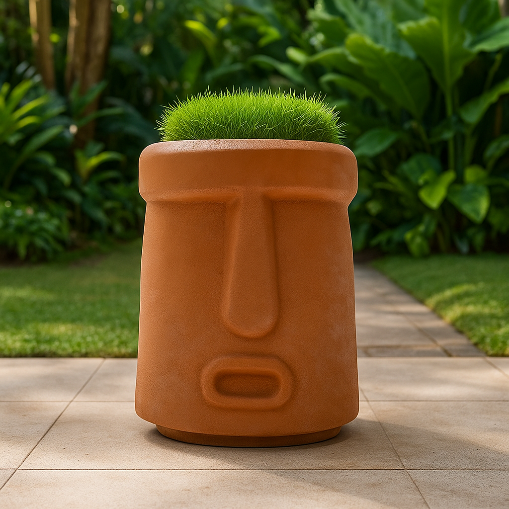 Display Item - Indoor/Outdoor Clay Planter Box XK-6048C-Clay Nakheel - DISPLAY ITEM - ebarza Furniture UAE | Shop Modern Furniture in Abu Dhabi & Dubai - مفروشات ايبازرا في الامارات | تسوق اثاث عصري وديكورات مميزة في دبي وابوظبي