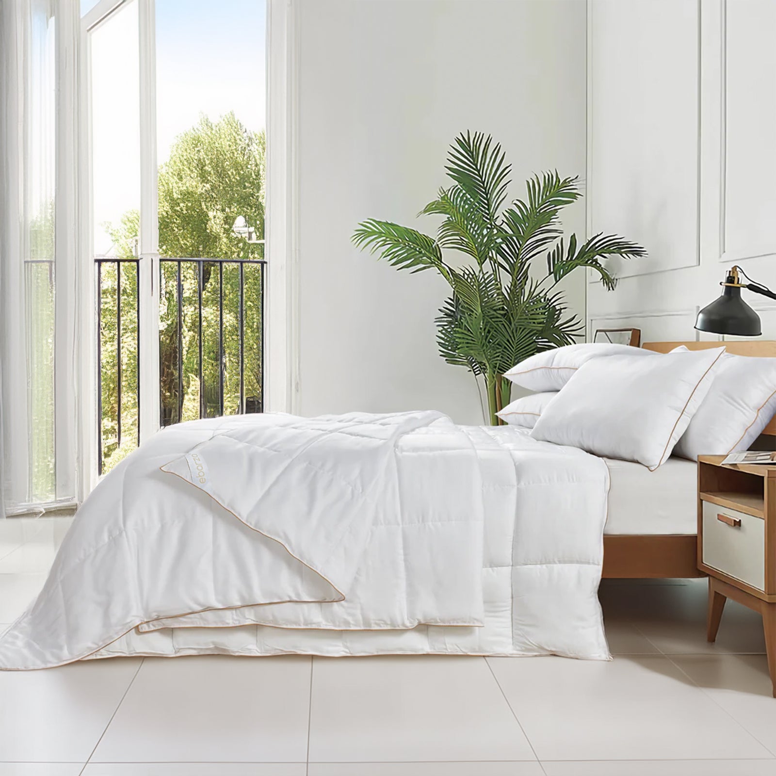 220X240 Down Feather Quilt 020205484 - Bedding - ebarza Furniture UAE | Shop Modern Furniture in Abu Dhabi & Dubai - مفروشات ايبازرا في الامارات | تسوق اثاث عصري وديكورات مميزة في دبي وابوظبي