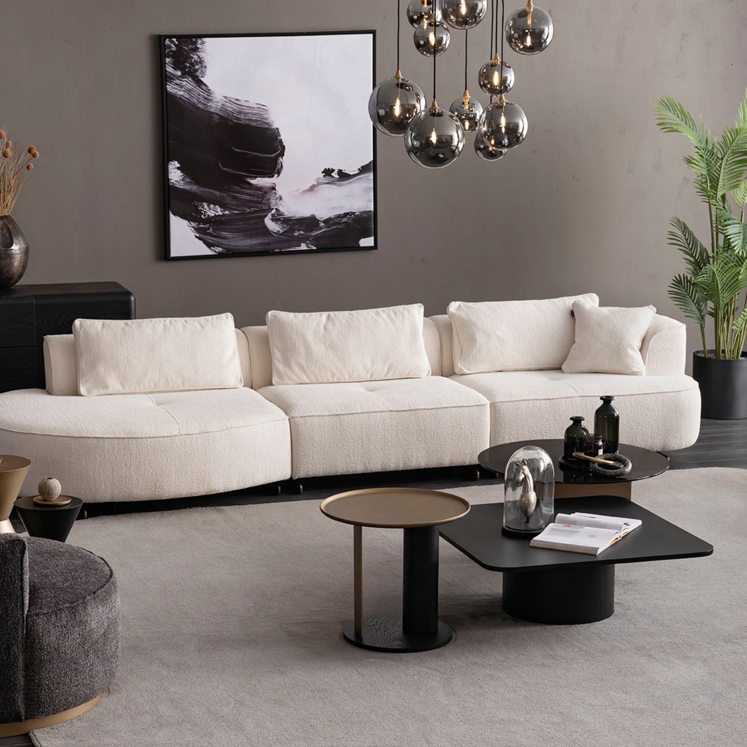 Grande Side Table ORXGRND-ST55 - Side Tables - ebarza Furniture UAE | Shop Modern Furniture in Abu Dhabi & Dubai - مفروشات ايبازرا في الامارات | تسوق اثاث عصري وديكورات مميزة في دبي وابوظبي