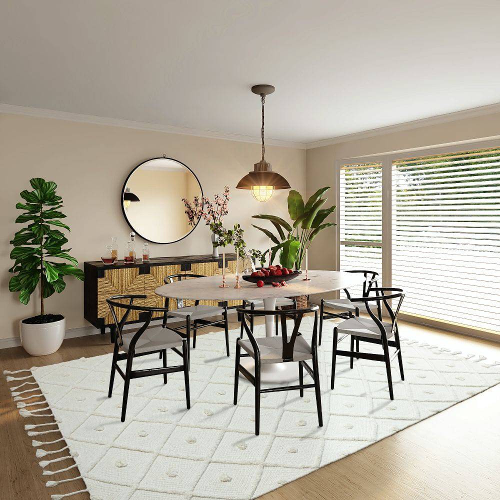 230X160 Cm Amaka Handmade Wool Rug Amaka-Amk-07-L - Rugs - ebarza Furniture UAE | Shop Modern Furniture in Abu Dhabi & Dubai - مفروشات ايبازرا في الامارات | تسوق اثاث عصري وديكورات مميزة في دبي وابوظبي