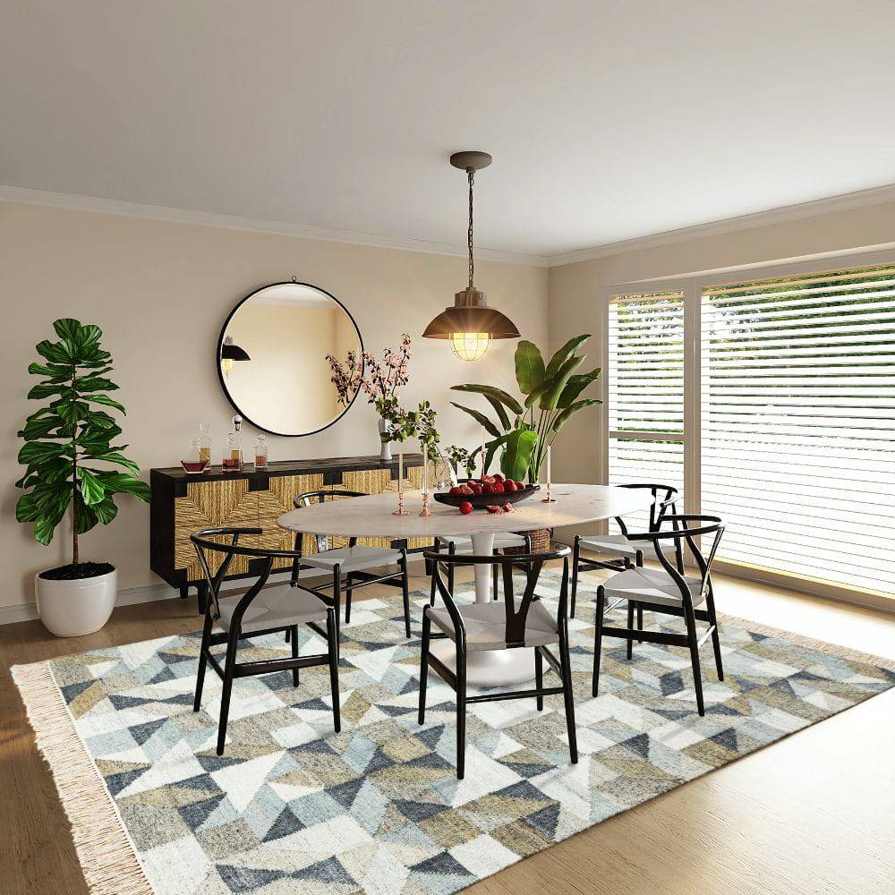 230X160 Cm Bolton Handmade Wool Rug Bolton Blt-83-L - Rugs - ebarza Furniture UAE | Shop Modern Furniture in Abu Dhabi & Dubai - مفروشات ايبازرا في الامارات | تسوق اثاث عصري وديكورات مميزة في دبي وابوظبي