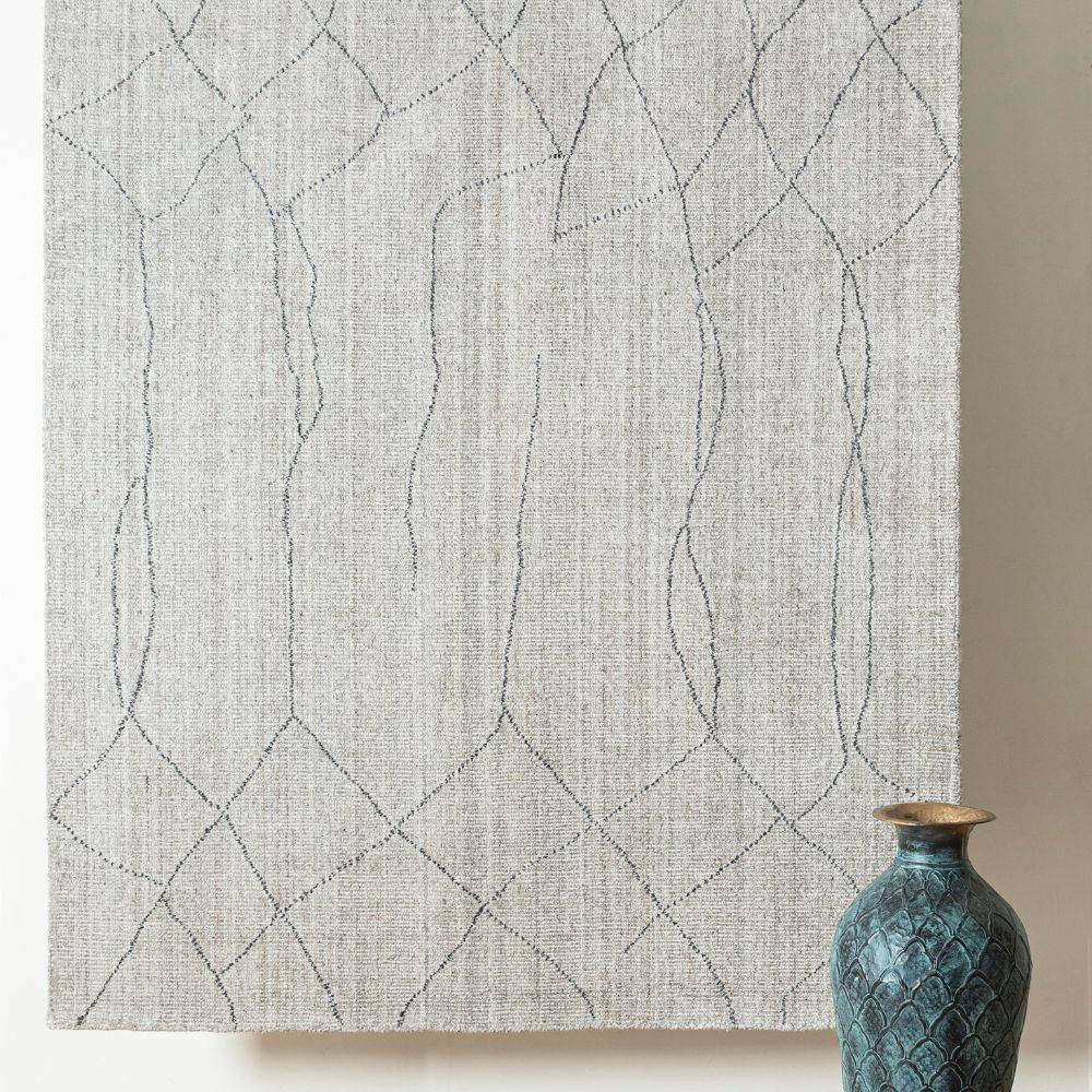 230X160 Cm Delton Handmade Wool Rug Delton Dtn-11-L - Rugs - ebarza Furniture UAE | Shop Modern Furniture in Abu Dhabi & Dubai - مفروشات ايبازرا في الامارات | تسوق اثاث عصري وديكورات مميزة في دبي وابوظبي