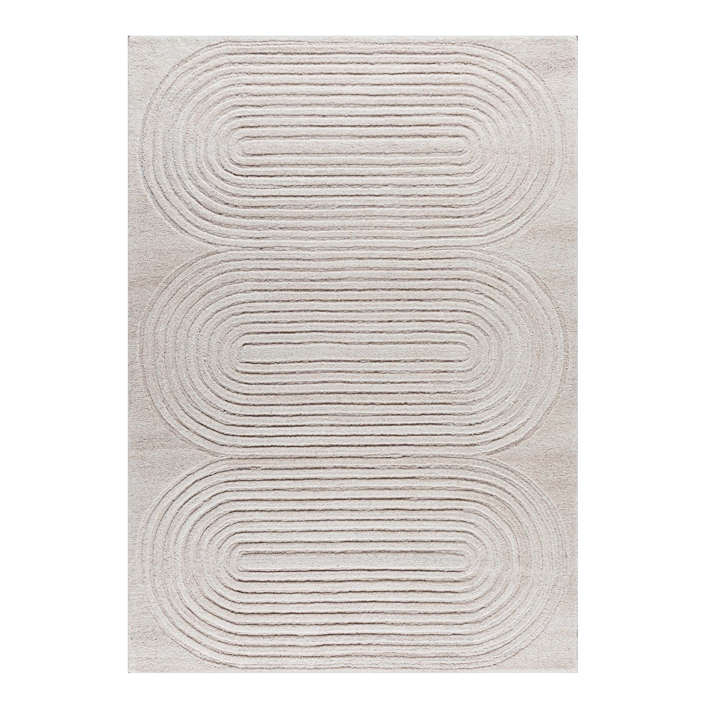 Display Item - 230X160 Cm Eclipsed Pearls WOOL BEIGE Rug JH-22749 Nakheel - DISPLAY ITEM - ebarza Furniture UAE | Shop Modern Furniture in Abu Dhabi & Dubai - مفروشات ايبازرا في الامارات | تسوق اثاث عصري وديكورات مميزة في دبي وابوظبي