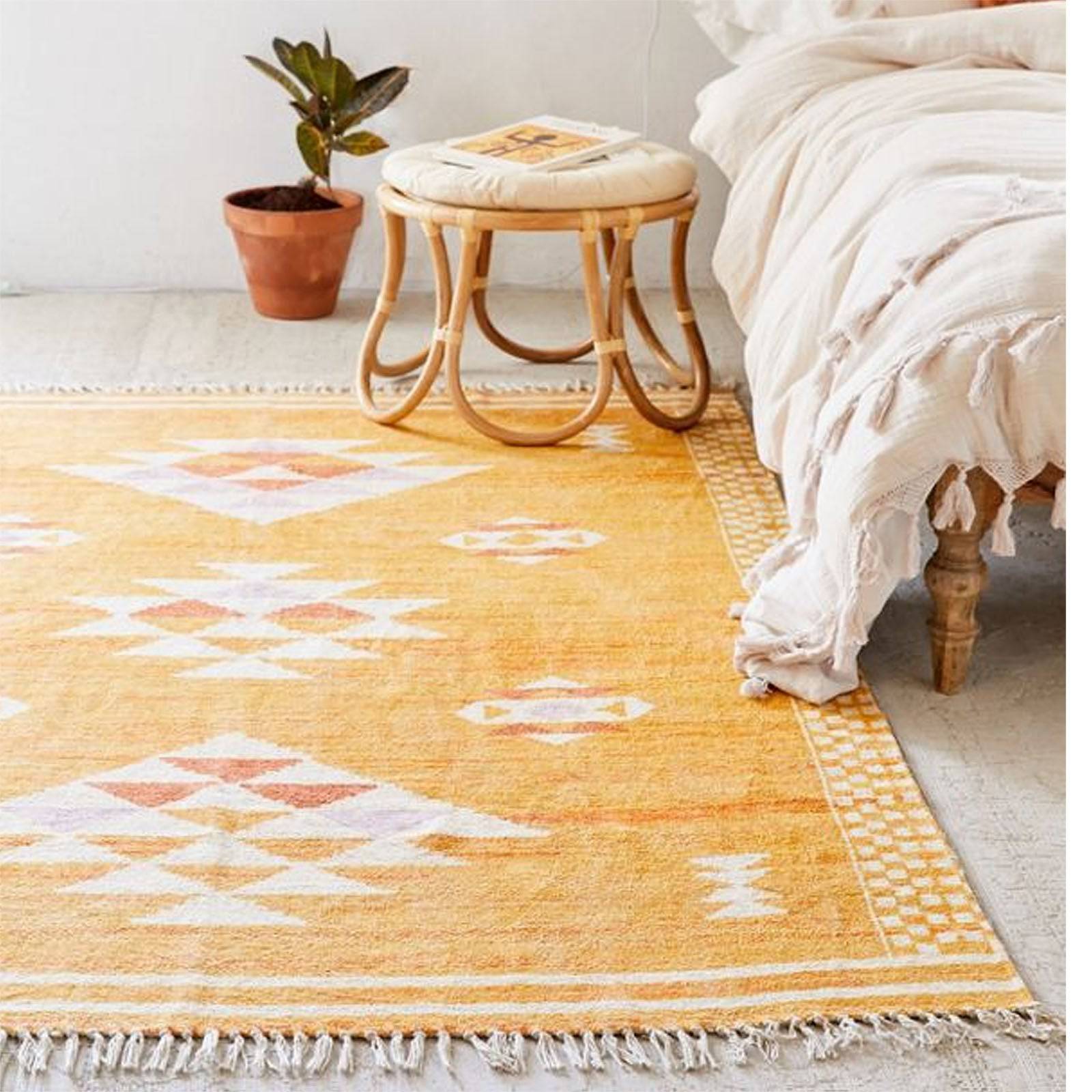 230X160 Cm Handmade Rug Jh-2705-L - Rugs - ebarza Furniture UAE | Shop Modern Furniture in Abu Dhabi & Dubai - مفروشات ايبازرا في الامارات | تسوق اثاث عصري وديكورات مميزة في دبي وابوظبي