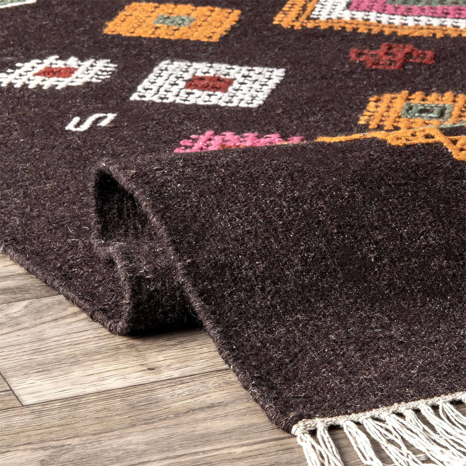 230X160 Cm Handmade Rug Jh-2712-L - Rugs - ebarza Furniture UAE | Shop Modern Furniture in Abu Dhabi & Dubai - مفروشات ايبازرا في الامارات | تسوق اثاث عصري وديكورات مميزة في دبي وابوظبي