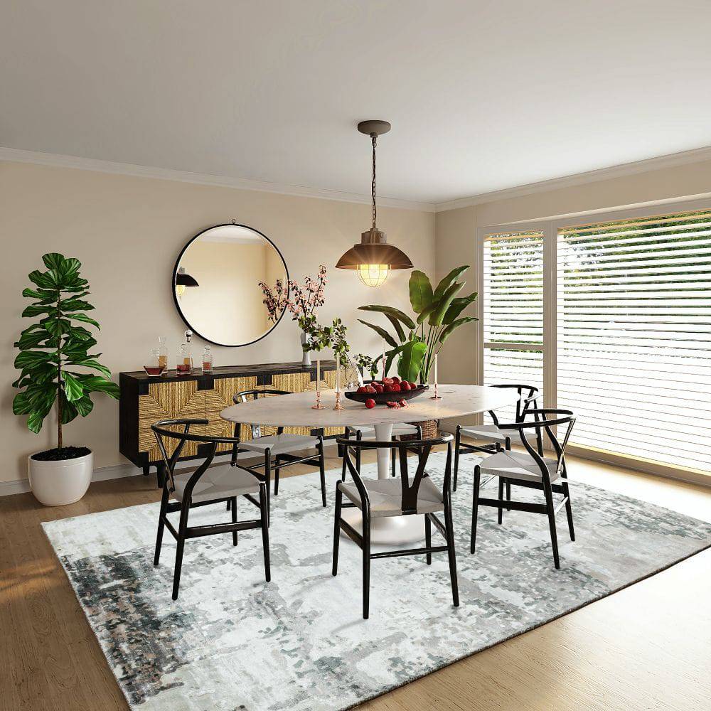 230X160 Cm Handmade Viscos Rug Jh-20733-M - Rugs - ebarza Furniture UAE | Shop Modern Furniture in Abu Dhabi & Dubai - مفروشات ايبازرا في الامارات | تسوق اثاث عصري وديكورات مميزة في دبي وابوظبي