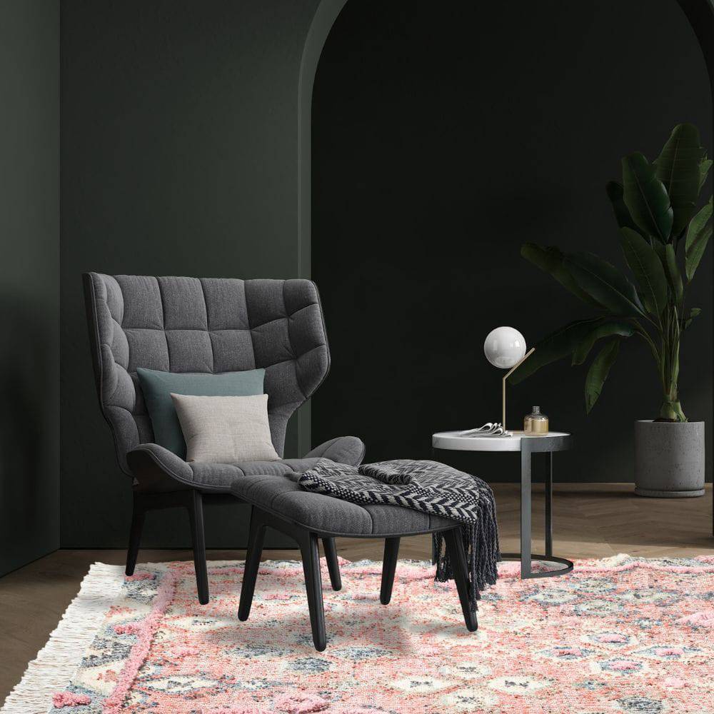 230X160 Cm Handmade Wool Rug Bettino-Bto-42-Orange-L - Rugs - ebarza Furniture UAE | Shop Modern Furniture in Abu Dhabi & Dubai - مفروشات ايبازرا في الامارات | تسوق اثاث عصري وديكورات مميزة في دبي وابوظبي