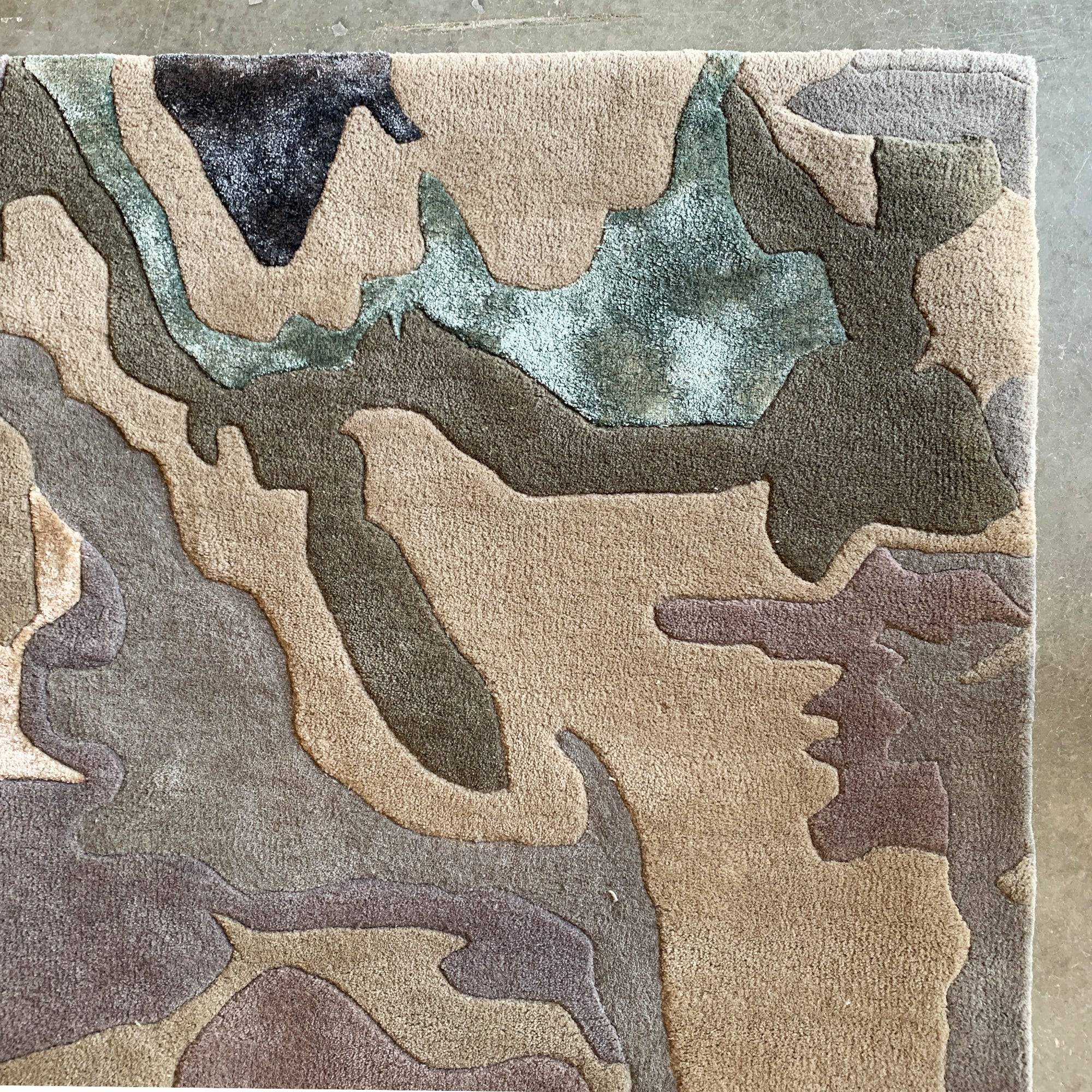 230X160 Cm Handmade Wool Rug Jh-20728-L - Rugs - ebarza Furniture UAE | Shop Modern Furniture in Abu Dhabi & Dubai - مفروشات ايبازرا في الامارات | تسوق اثاث عصري وديكورات مميزة في دبي وابوظبي