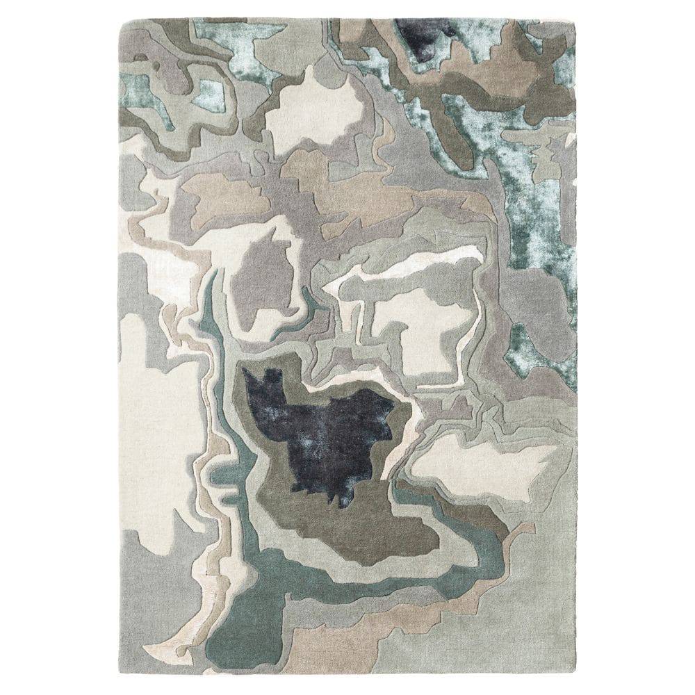 230X160 Cm Handmade Wool Rug Jh-20728-L - Rugs - ebarza Furniture UAE | Shop Modern Furniture in Abu Dhabi & Dubai - مفروشات ايبازرا في الامارات | تسوق اثاث عصري وديكورات مميزة في دبي وابوظبي