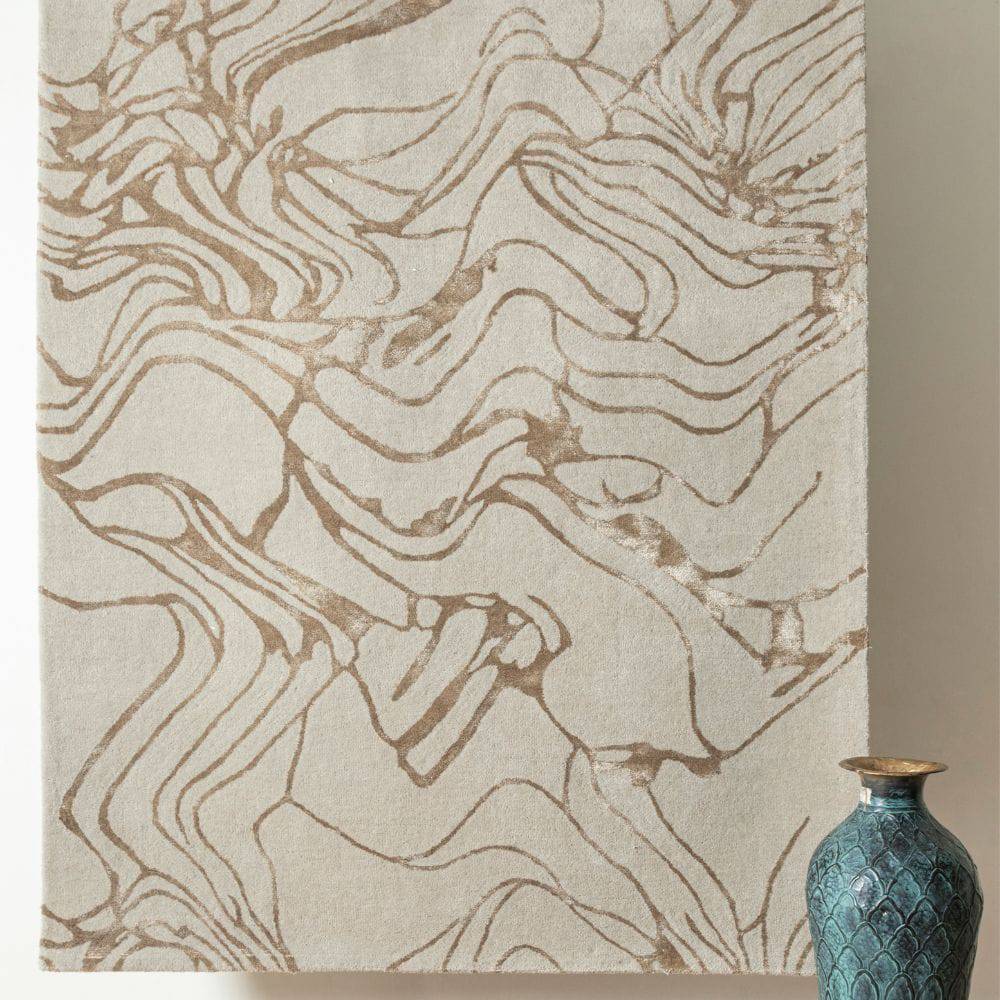 230X160 Cm Handmade Wool Rug Jh-20736-L - Rugs - ebarza Furniture UAE | Shop Modern Furniture in Abu Dhabi & Dubai - مفروشات ايبازرا في الامارات | تسوق اثاث عصري وديكورات مميزة في دبي وابوظبي