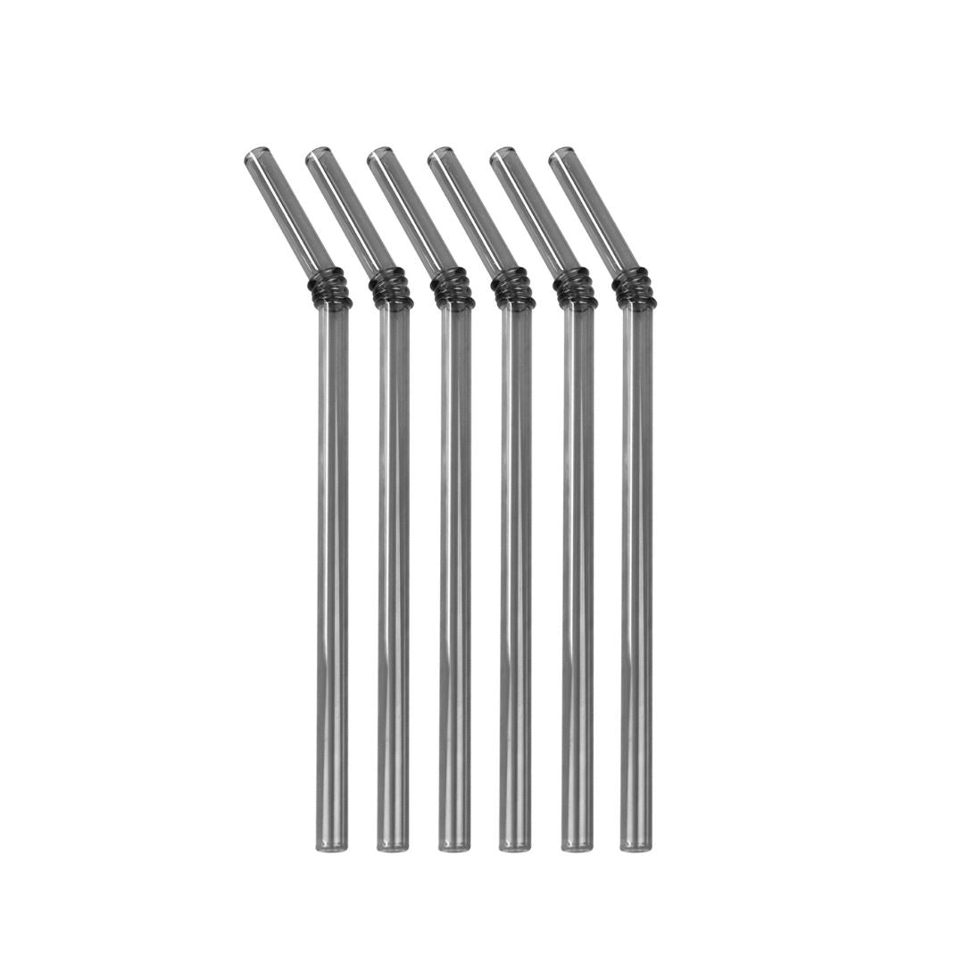 Solid grey straw 231173A - Drinkware - ebarza Furniture UAE | Shop Modern Furniture in Abu Dhabi & Dubai - مفروشات ايبازرا في الامارات | تسوق اثاث عصري وديكورات مميزة في دبي وابوظبي