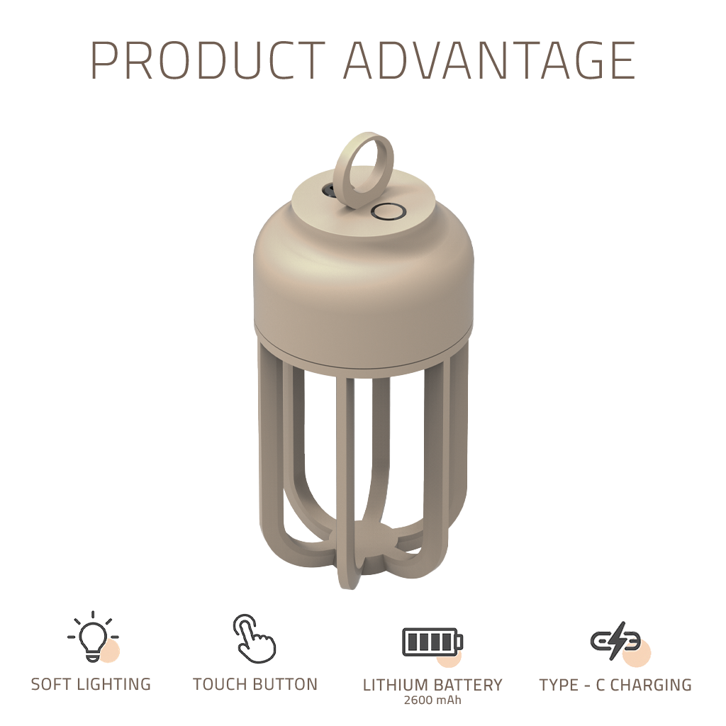 Table Lamp LWN576 Sandy Taupe - Desk/table Lamps - ebarza Furniture UAE | Shop Modern Furniture in Abu Dhabi & Dubai - مفروشات ايبازرا في الامارات | تسوق اثاث عصري وديكورات مميزة في دبي وابوظبي