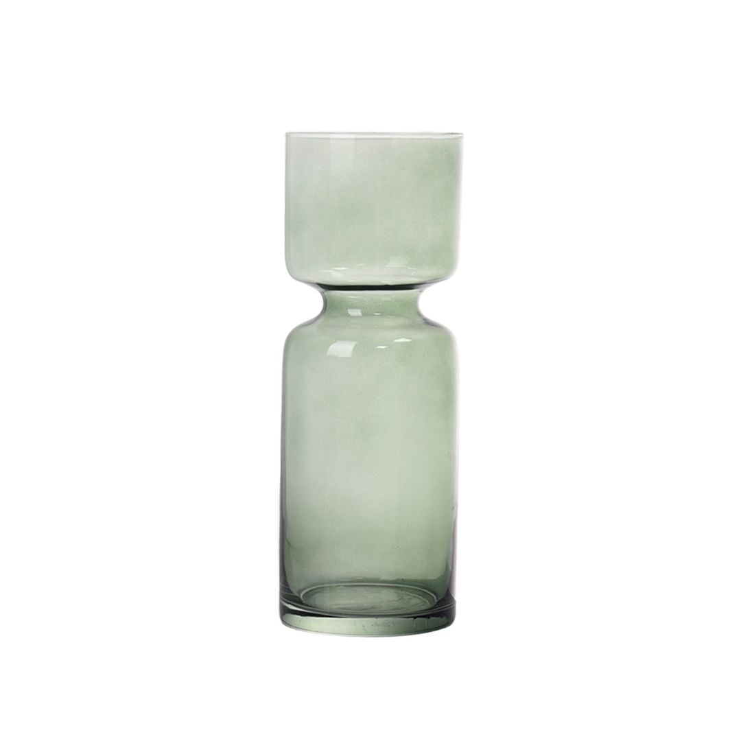 Sprayed Green Vase 23F117A - Vases - ebarza Furniture UAE | Shop Modern Furniture in Abu Dhabi & Dubai - مفروشات ايبازرا في الامارات | تسوق اثاث عصري وديكورات مميزة في دبي وابوظبي
