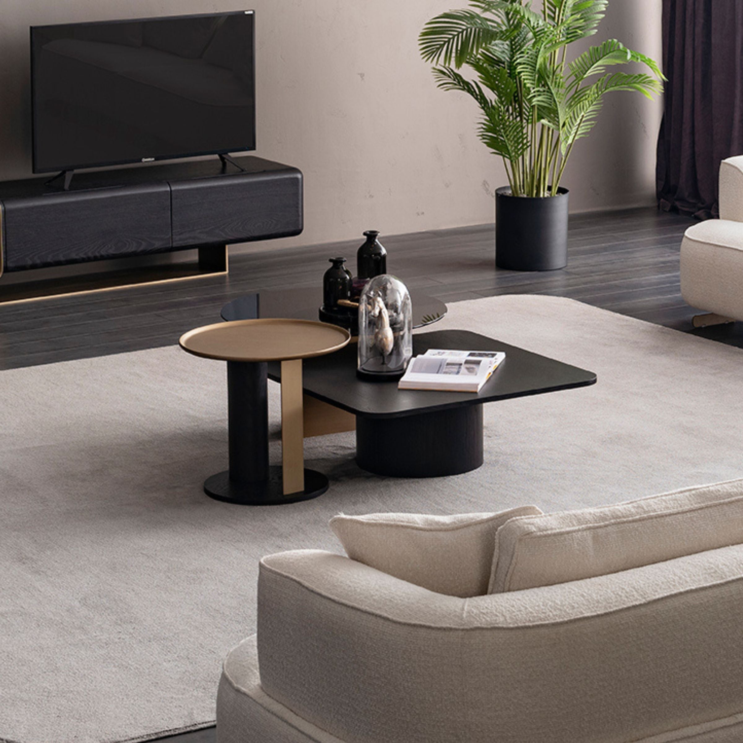 Grande Side Table ORXGRND-ST55 - Side Tables - ebarza Furniture UAE | Shop Modern Furniture in Abu Dhabi & Dubai - مفروشات ايبازرا في الامارات | تسوق اثاث عصري وديكورات مميزة في دبي وابوظبي